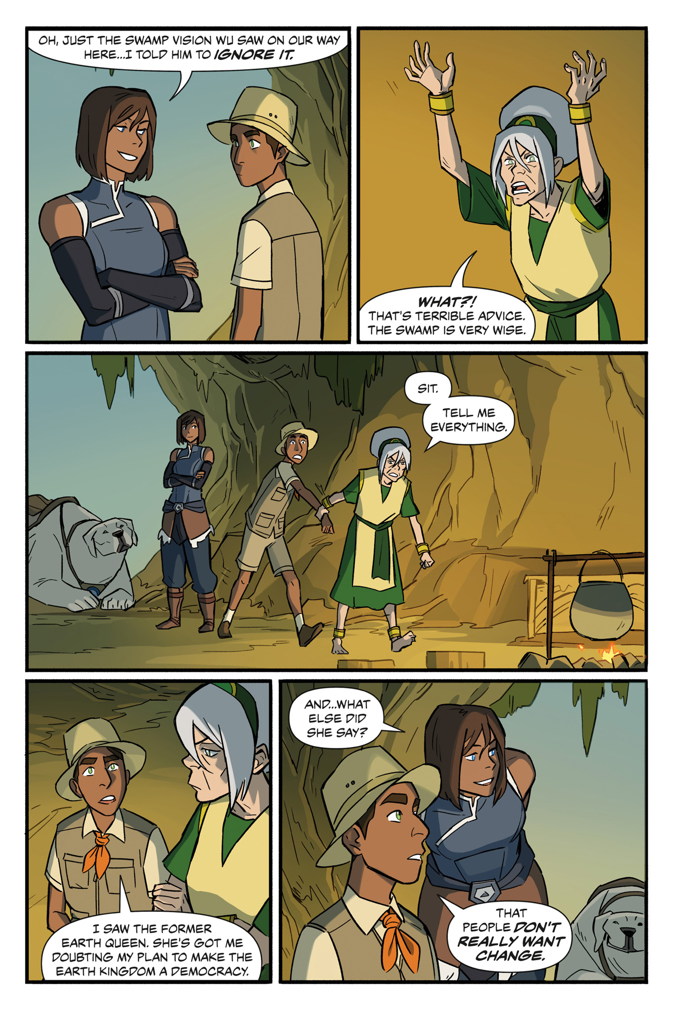 Read online Nickelodeon The Legend of Korra: Ruins of the Empire comic -  Issue # TPB 2 - 42