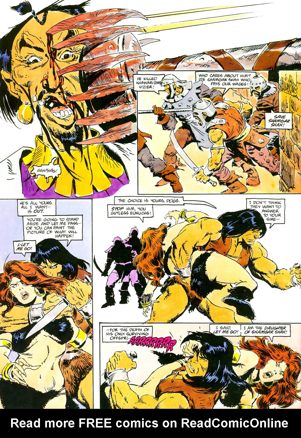 Read online Marvel Graphic Novel comic -  Issue #69 - Conan - The Rogue - 35