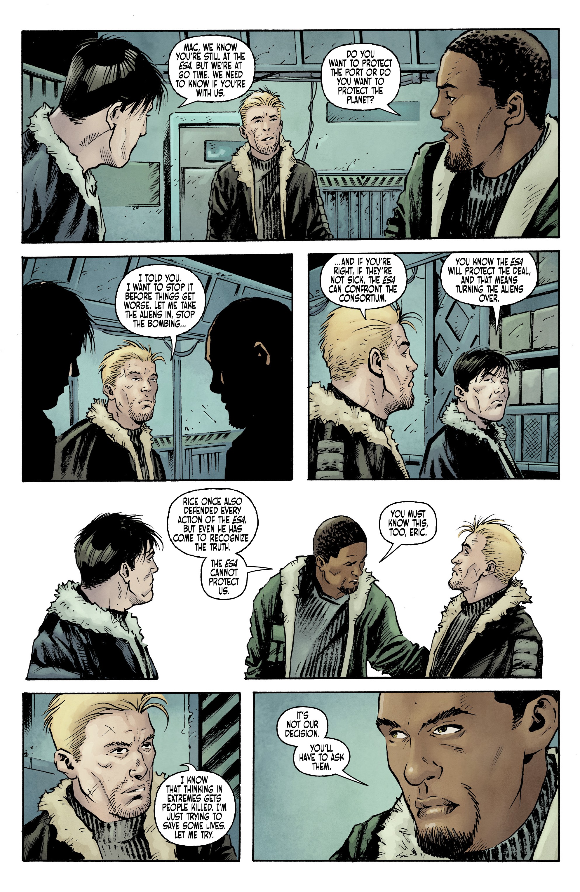 Read online Port of Earth comic -  Issue #11 - 13