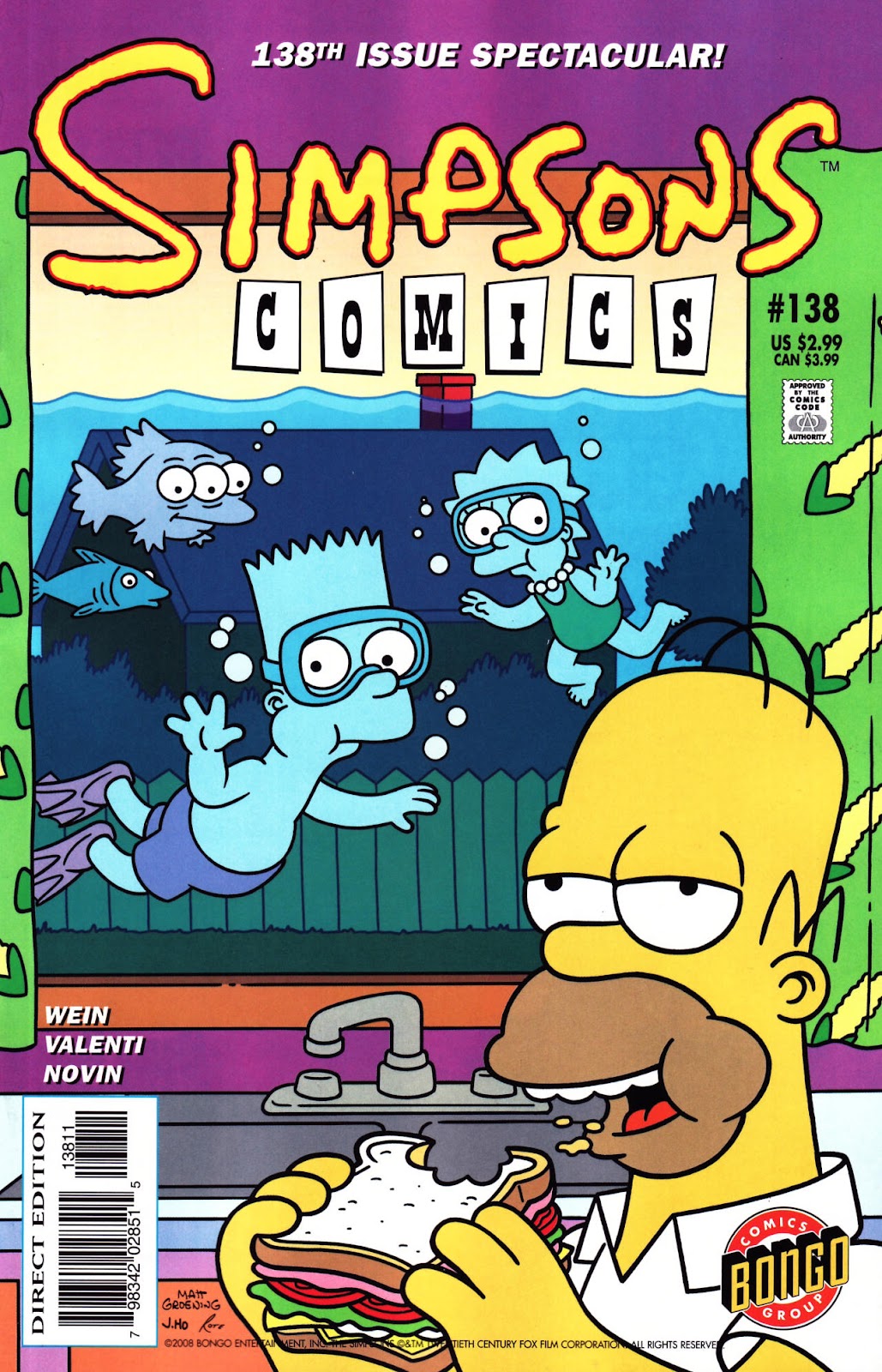 Simpsons Comics issue 138 - Page 1