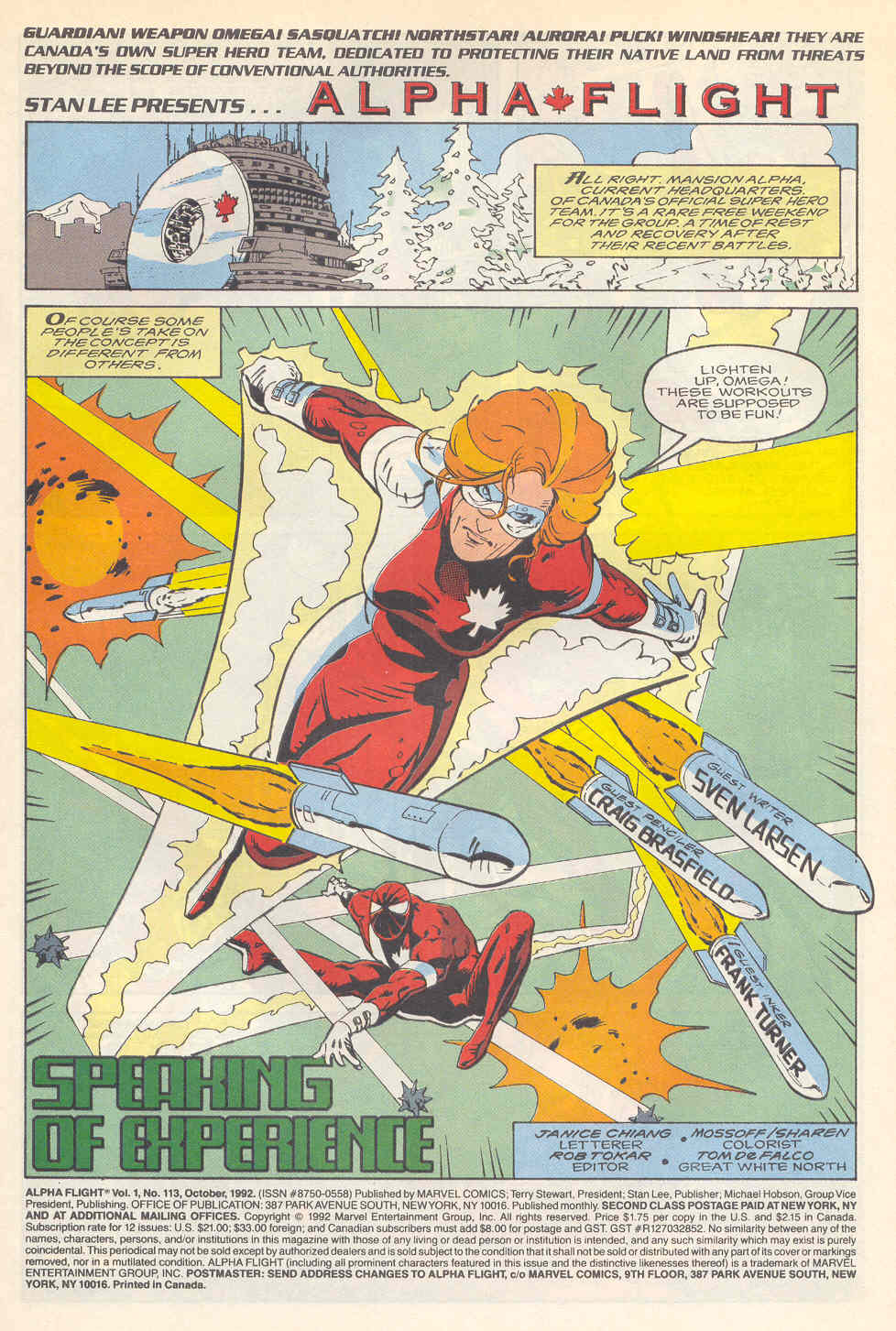 Read online Alpha Flight (1983) comic -  Issue #113 - 2