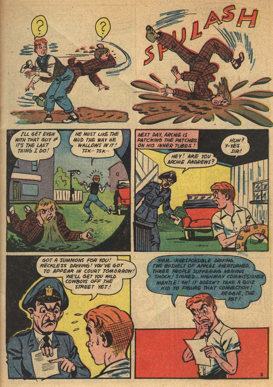 Read online Pep Comics comic -  Issue #52 - 5