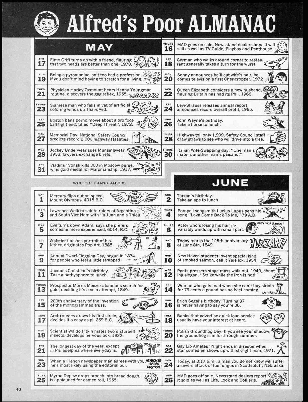 Read online MAD comic -  Issue #168 - 42