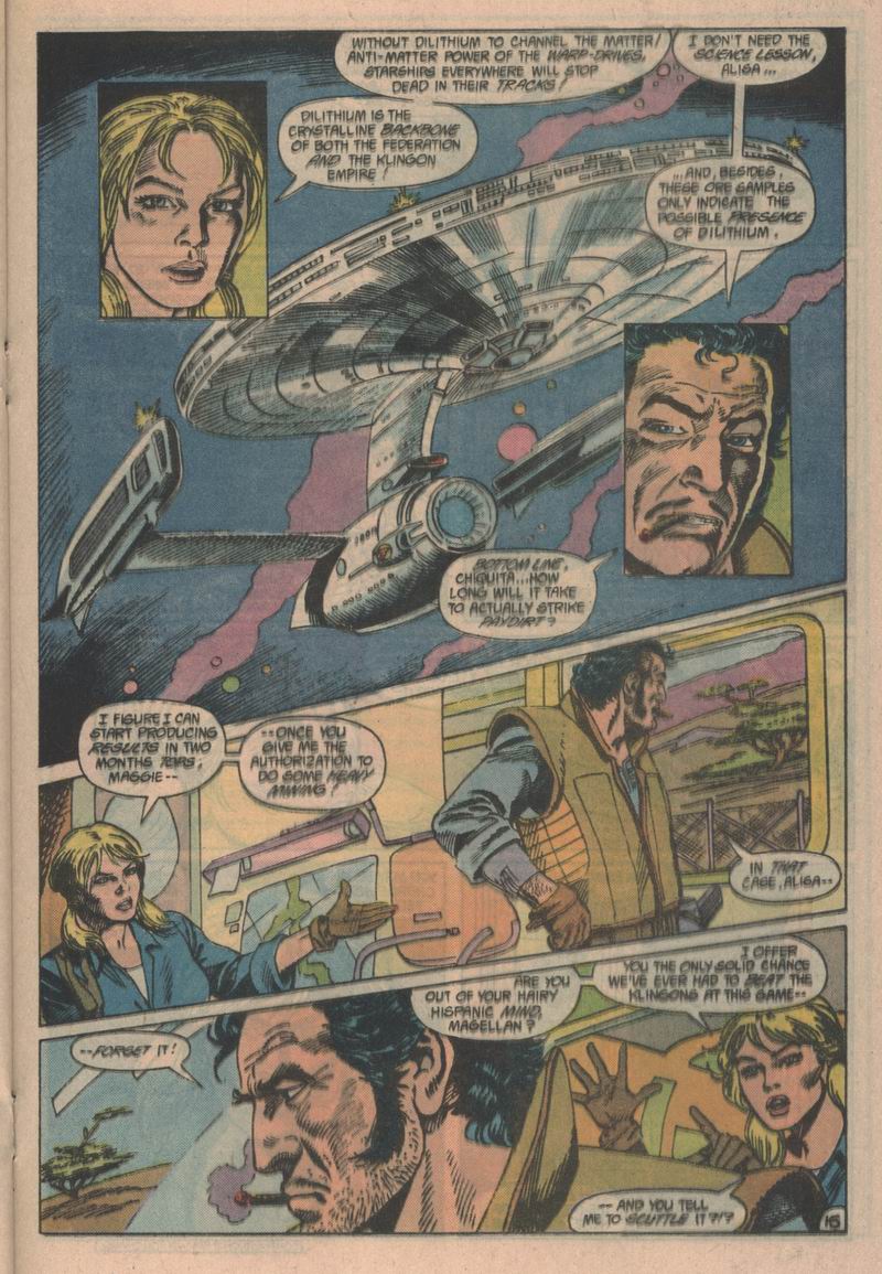 Read online Star Trek (1984) comic -  Issue #31 - 16