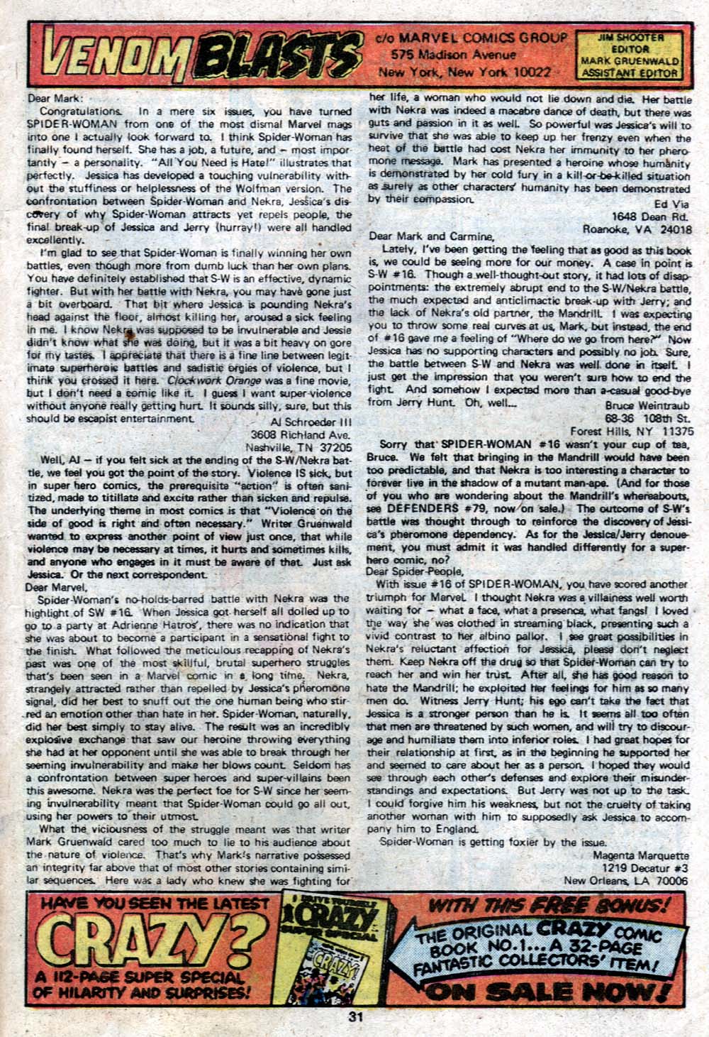 Read online Spider-Woman (1978) comic -  Issue #23 - 20