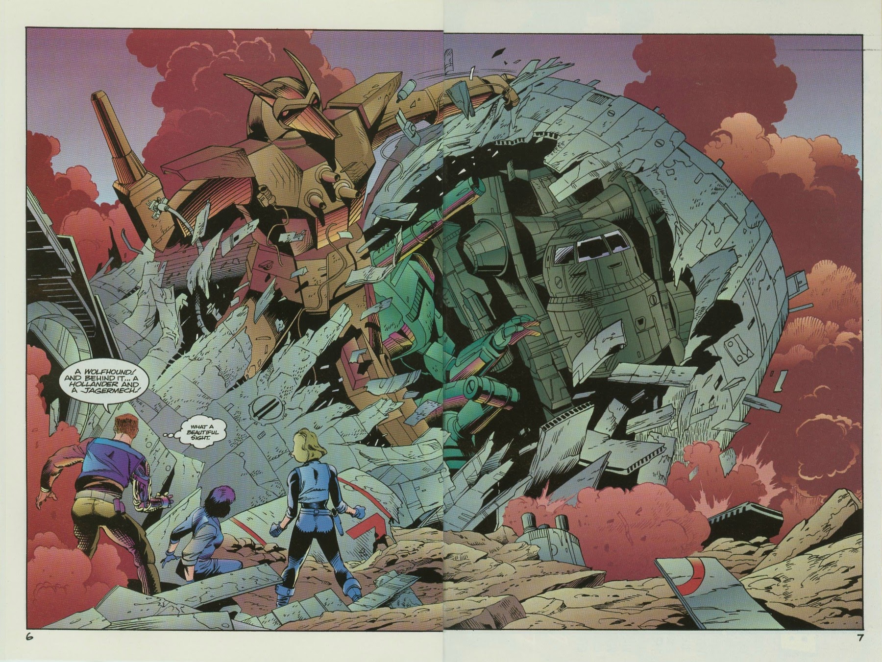 Read online Battletech: Fallout comic -  Issue #1 - 8