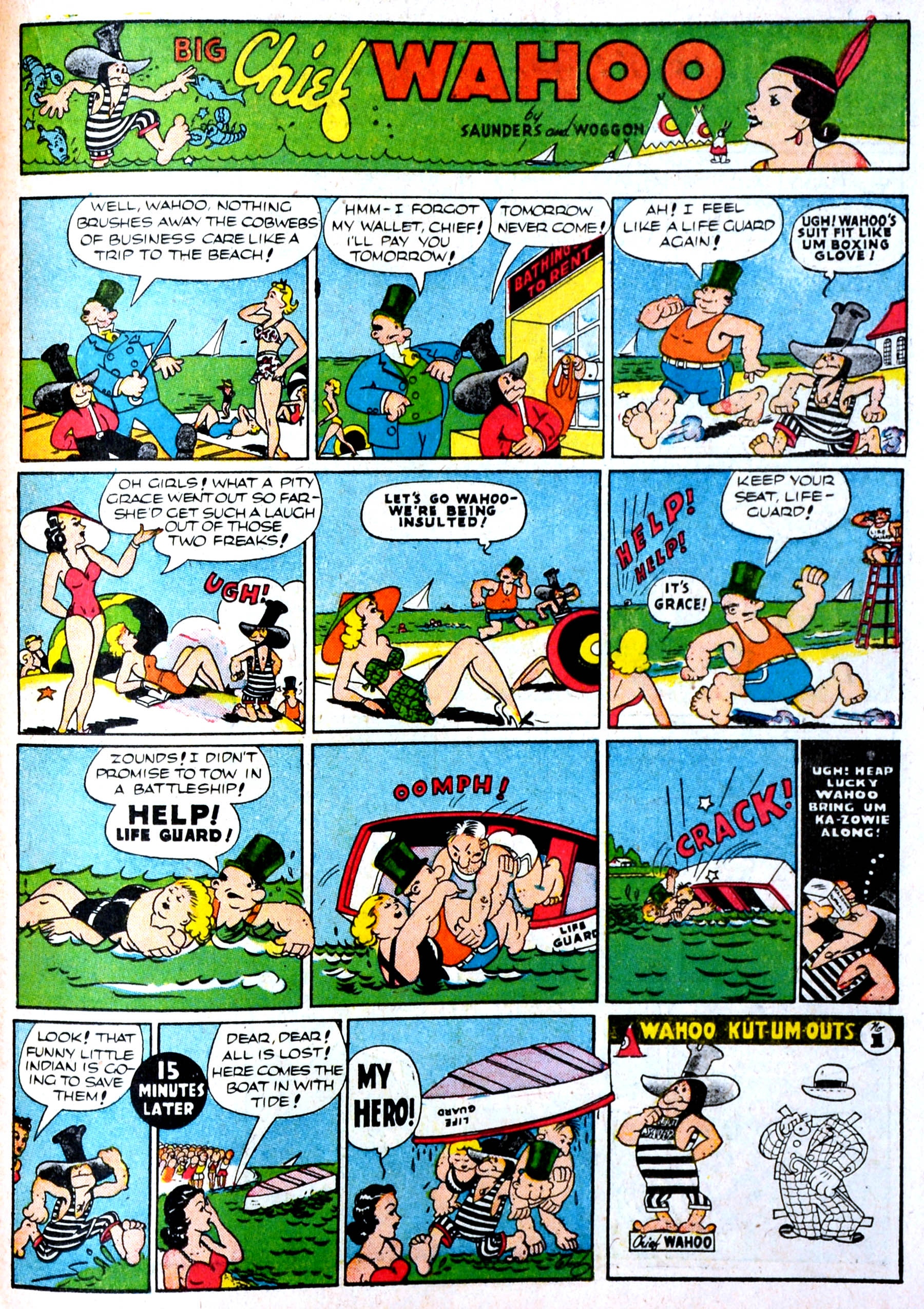 Read online Famous Funnies comic -  Issue #73 - 42