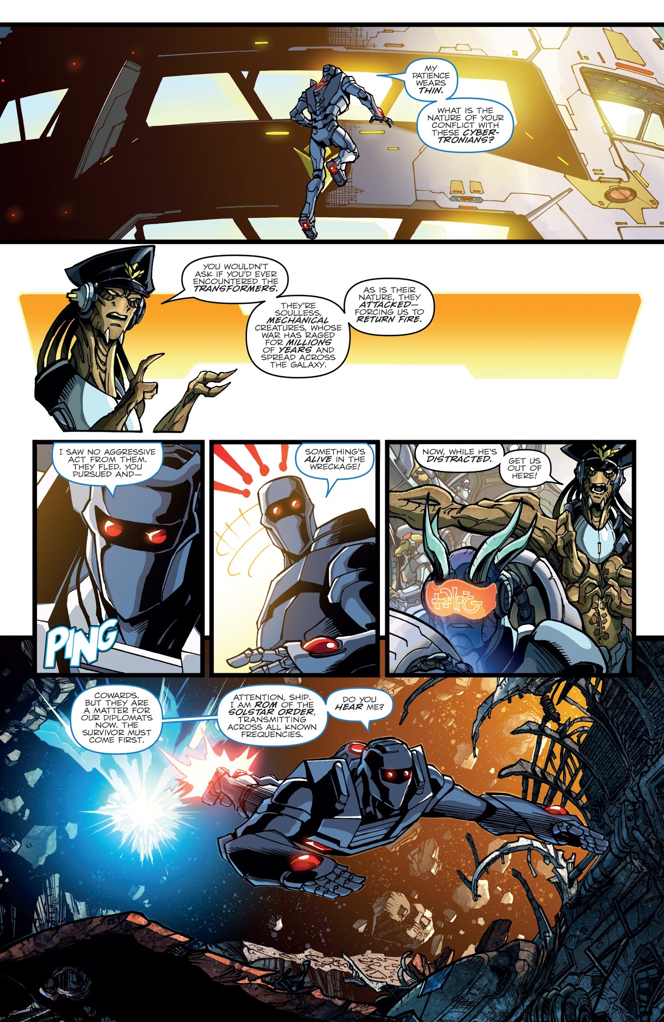 Read online ROM vs. Transformers: Shining Armor comic -  Issue #1 - 7