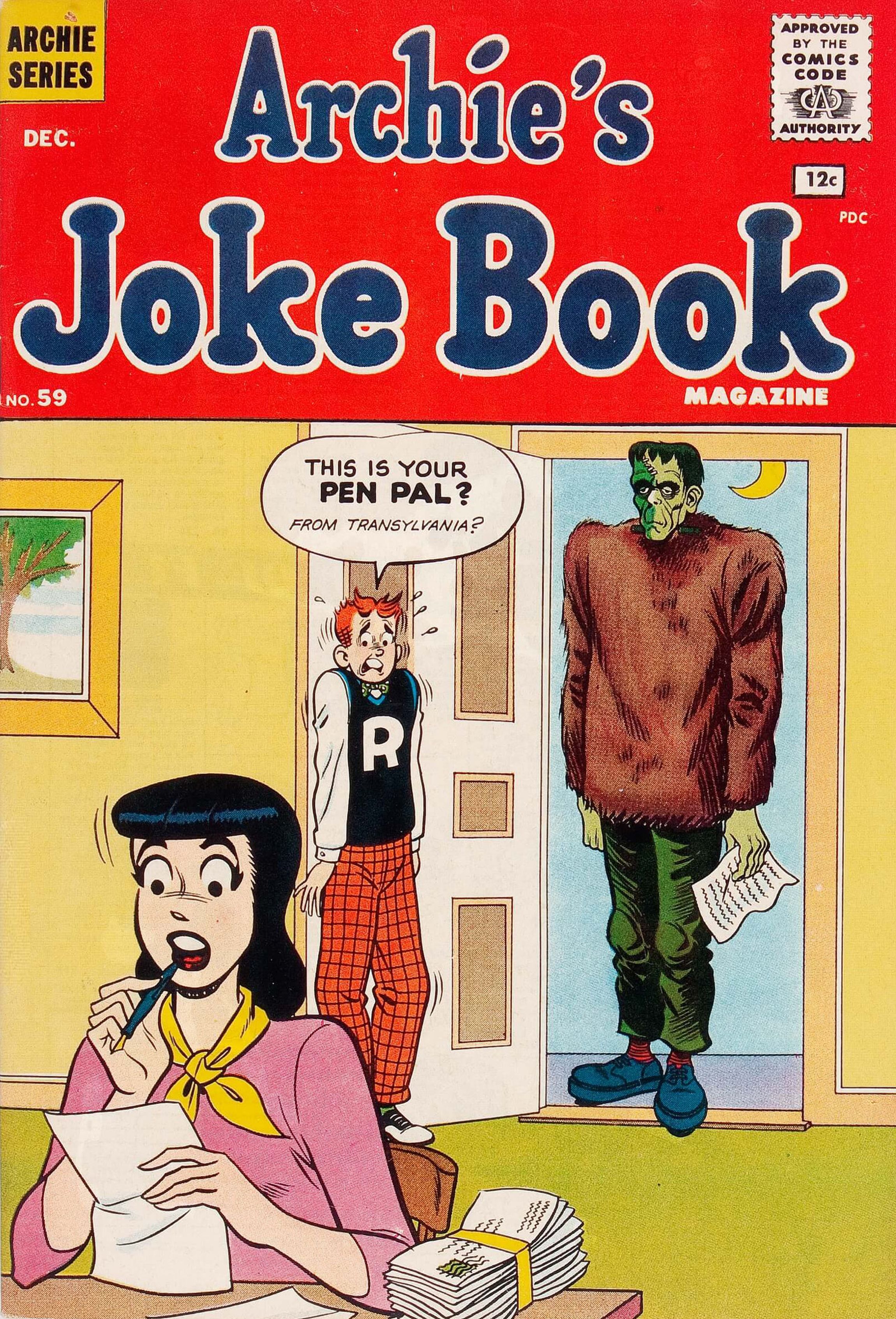 Read online Archie's Joke Book Magazine comic -  Issue #59 - 1