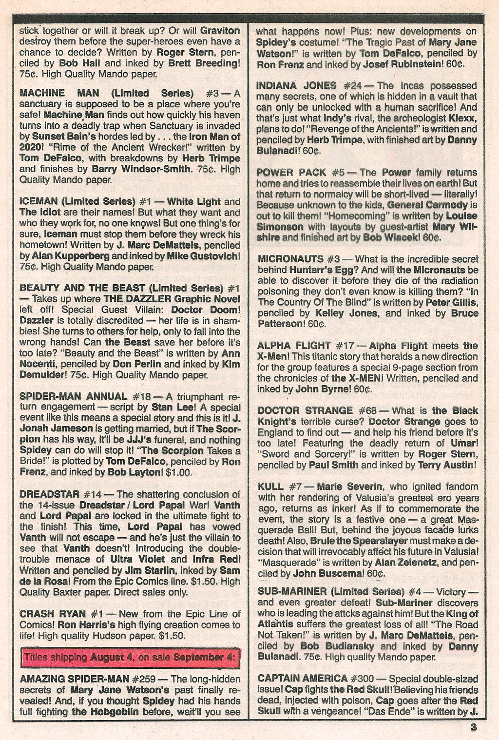 Read online Marvel Age comic -  Issue #20 - 5