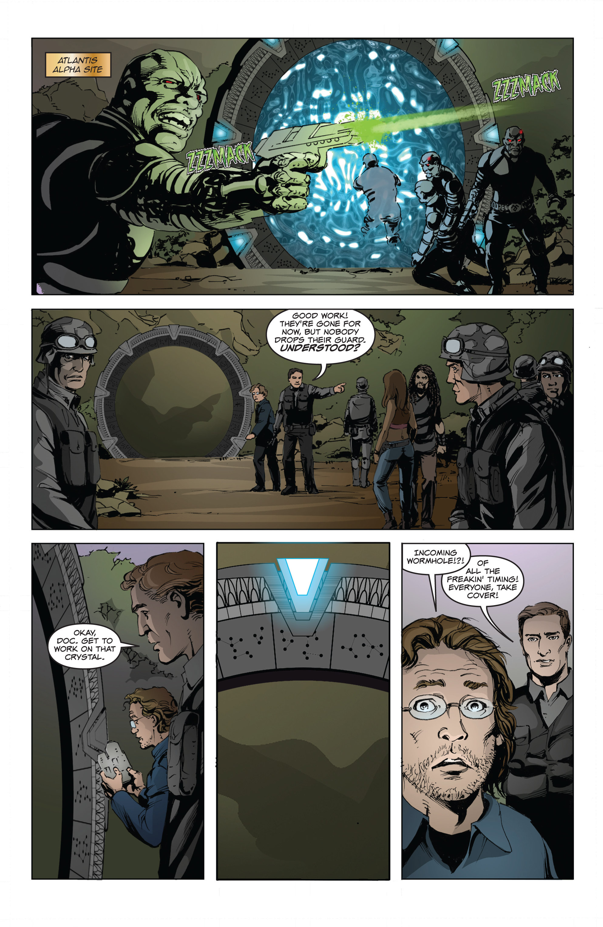 Read online Stargate Atlantis Back to Pegasus comic -  Issue #1 - 16