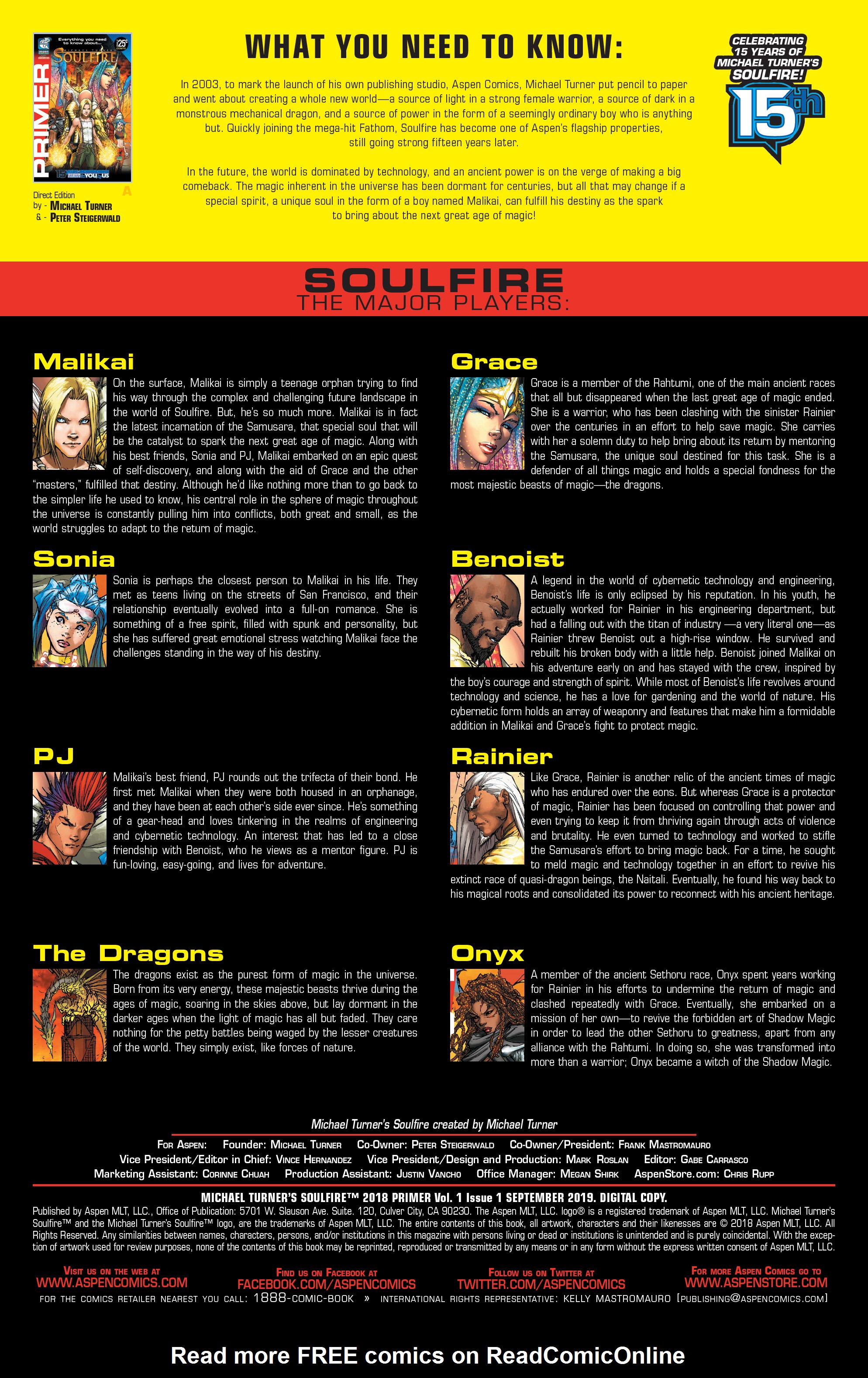Read online Michael Turner's Soulfire Primer comic -  Issue # Full - 2