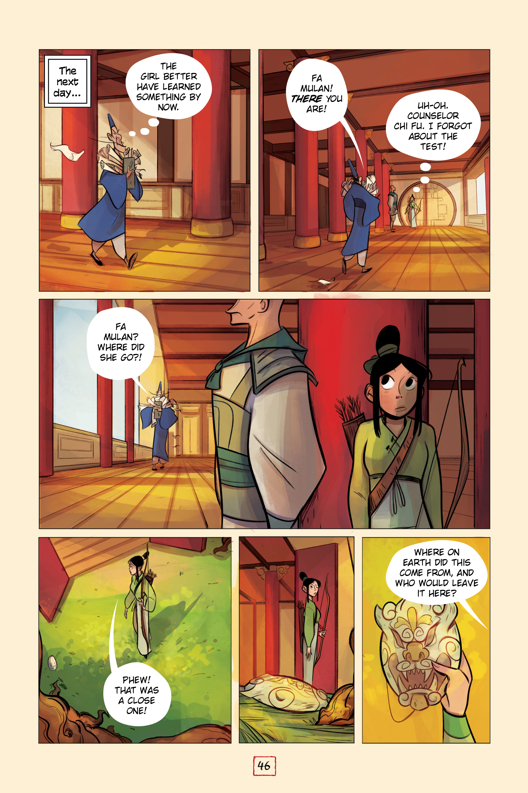 Read online Disney Mulan's Adventure Journal: The Palace of Secrets comic -  Issue # TPB - 47