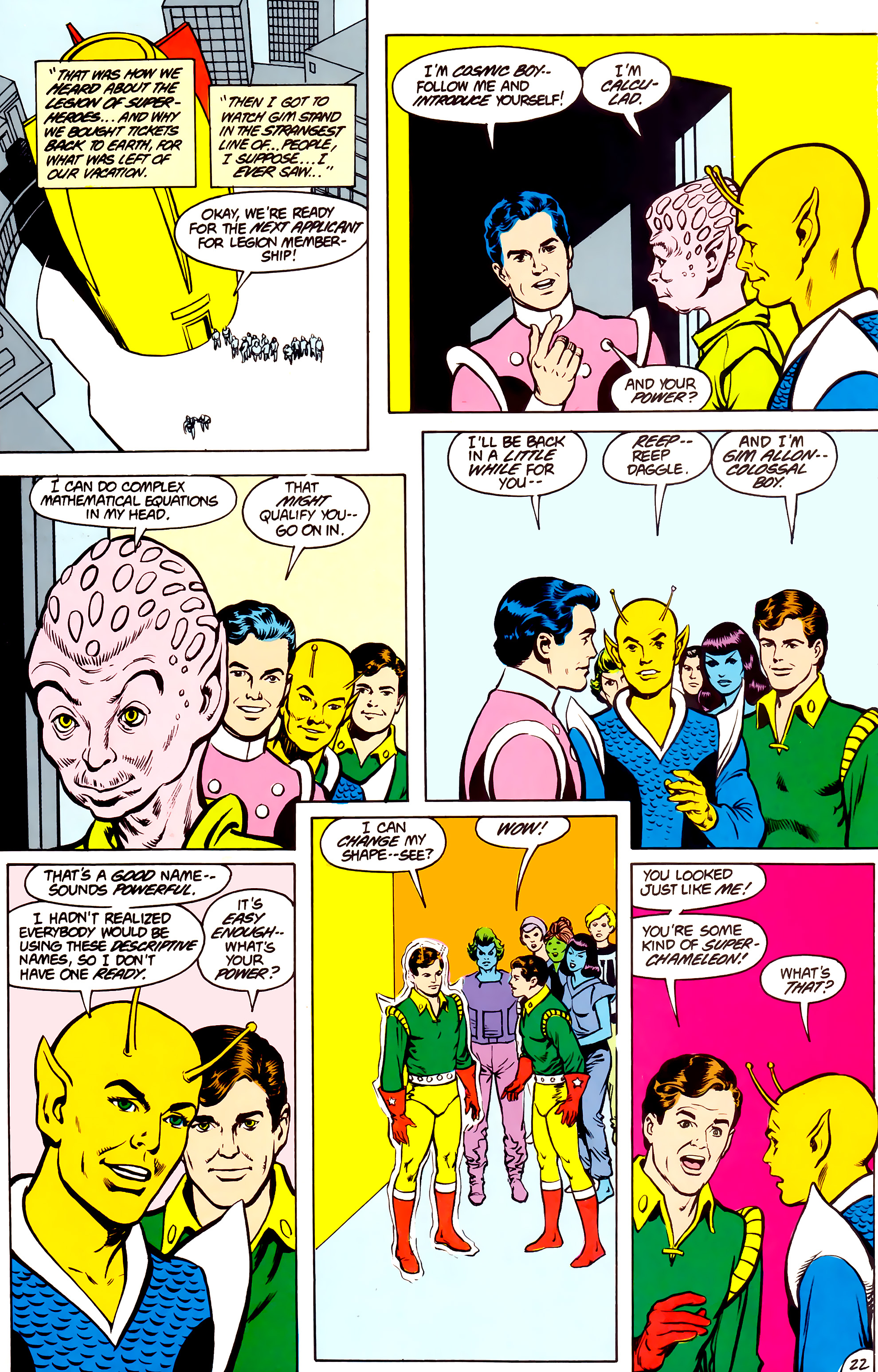 Read online Legion of Super-Heroes (1984) comic -  Issue #39 - 23
