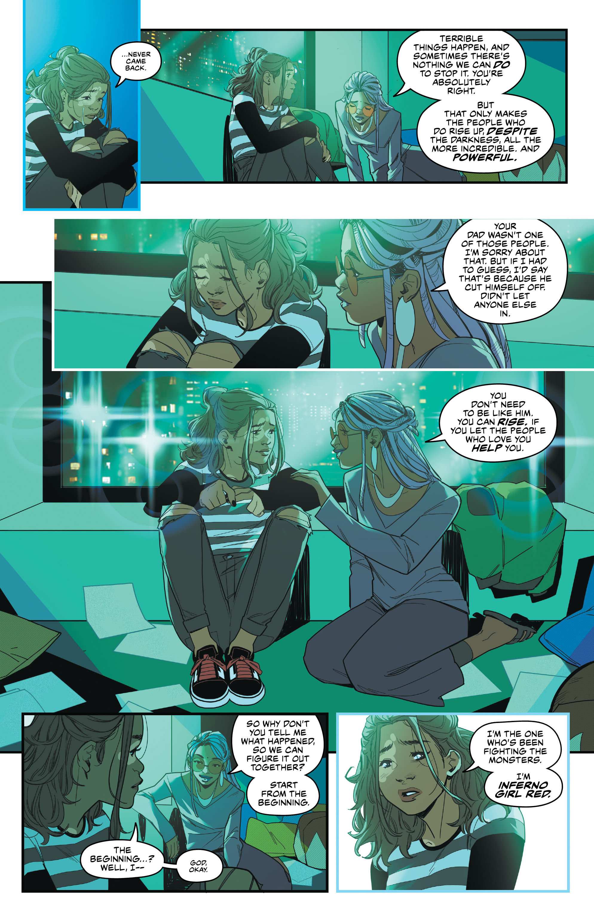 Read online Inferno Girl Red comic -  Issue #3 - 5