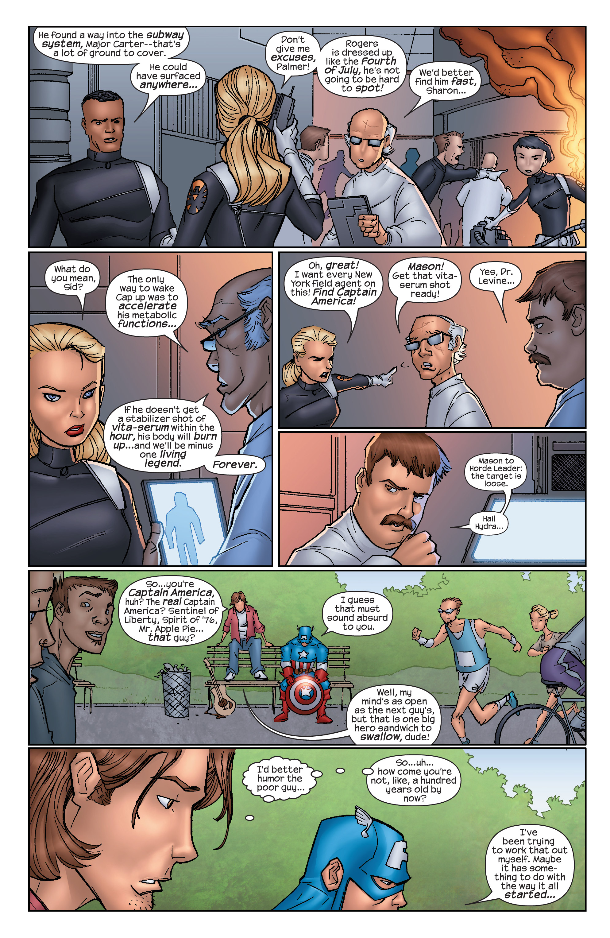 Read online Marvel Action Classics comic -  Issue # Captain America - 20