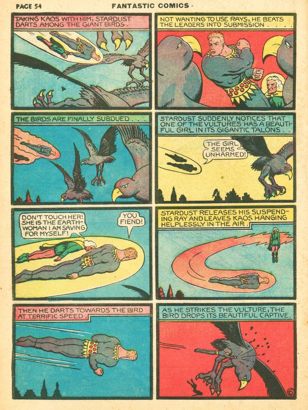 Read online Fantastic Comics comic -  Issue #12 - 56