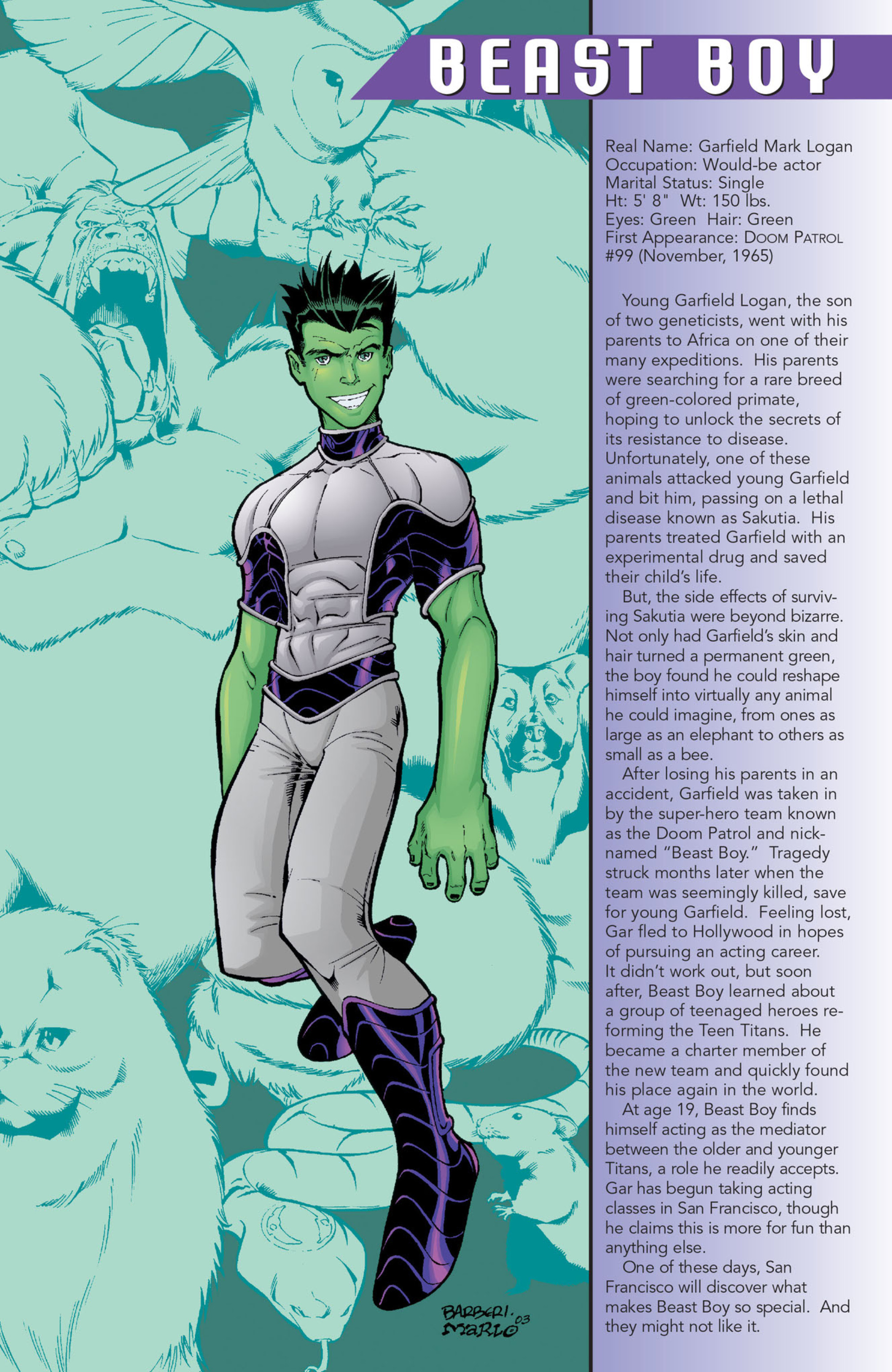 Read online Teen Titans/Outsiders Secret Files comic -  Issue # Full - 51