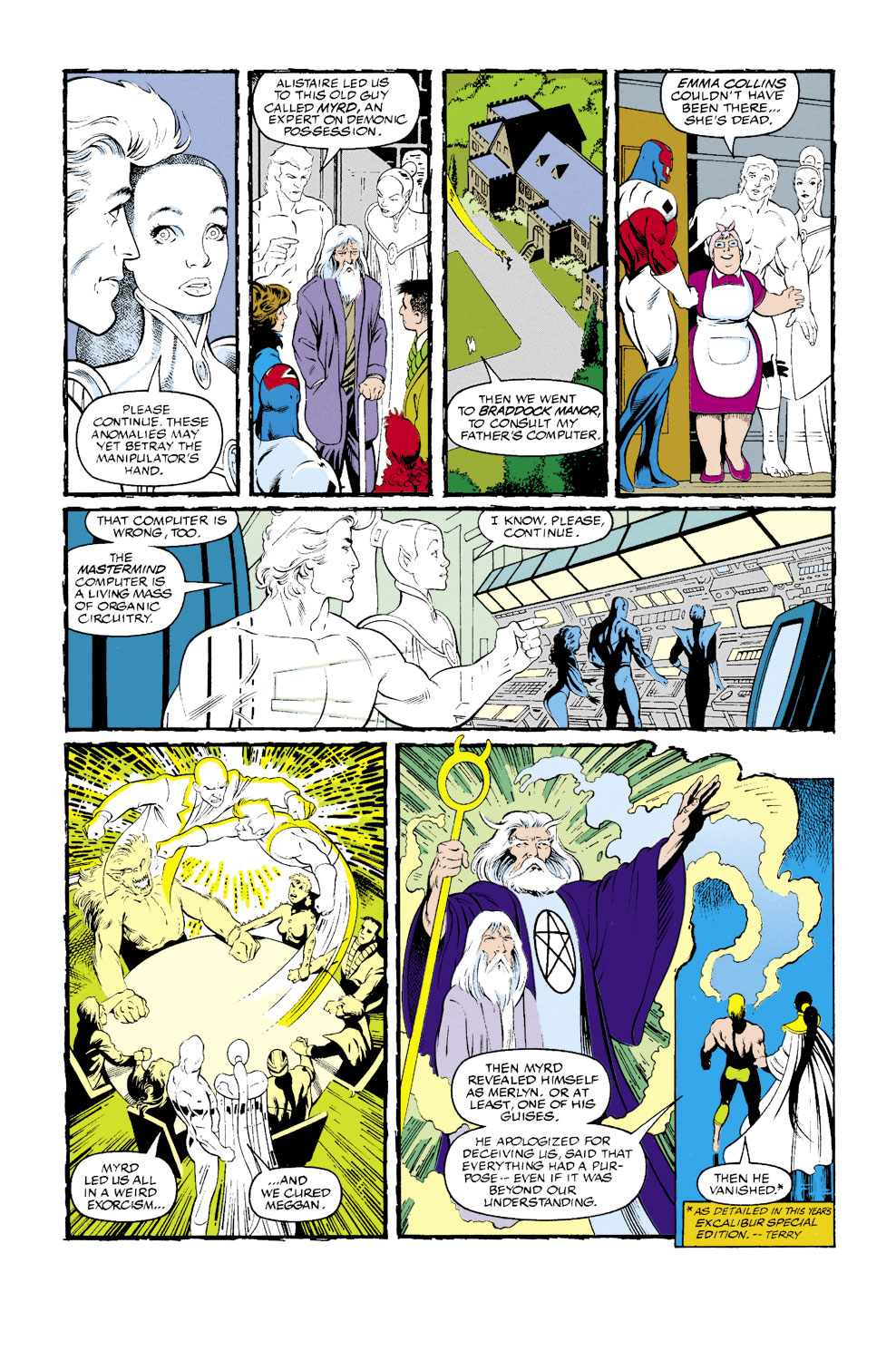 Read online Excalibur (1988) comic -  Issue #47 - 15