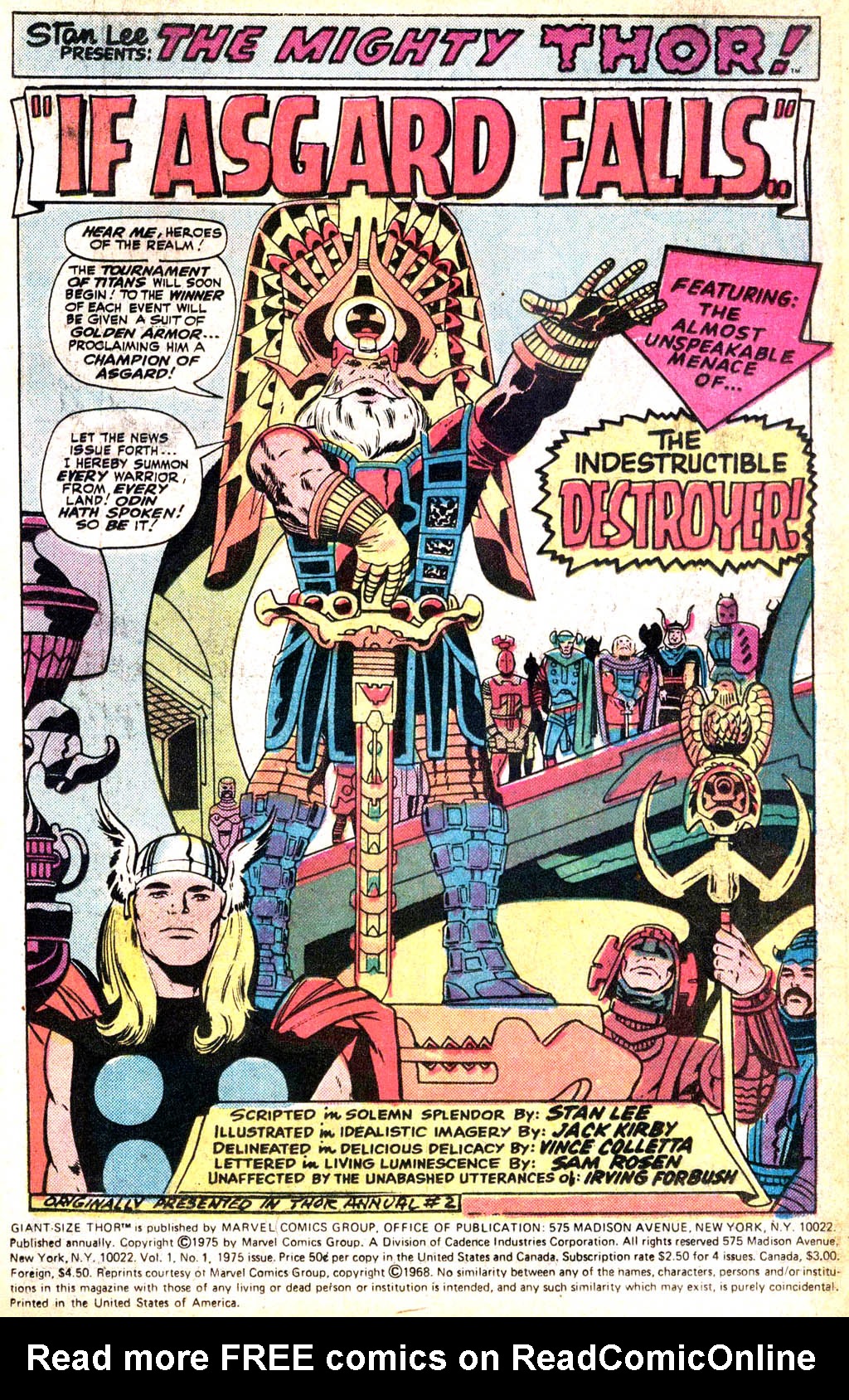 Read online Giant Size Thor comic -  Issue # Full - 2