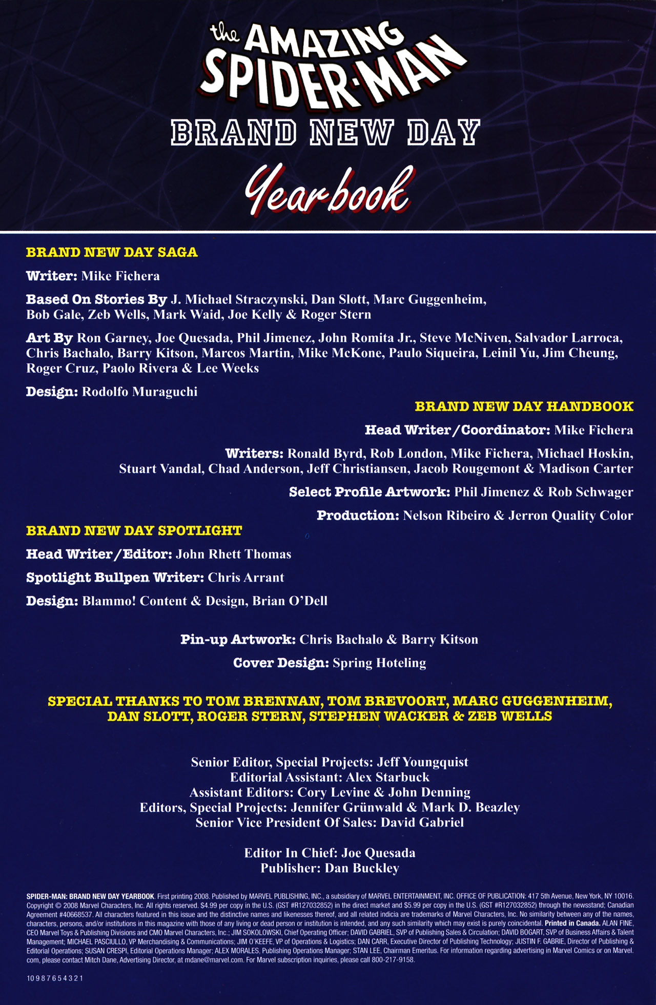 Read online Spider-Man: Brand New Day Yearbook comic -  Issue # Full - 2