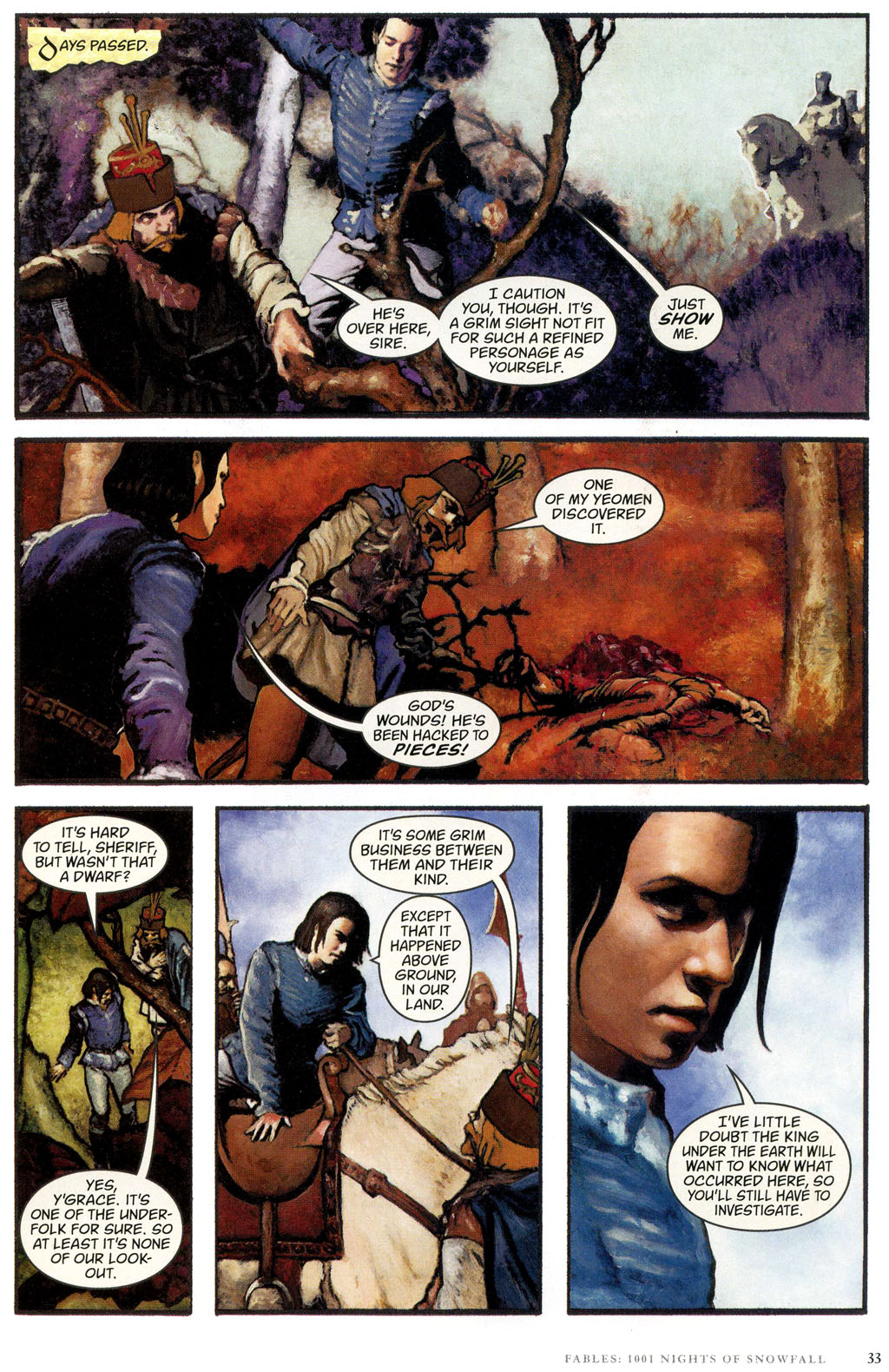 Read online Fables: 1001 Nights of Snowfall comic -  Issue # Full - 33