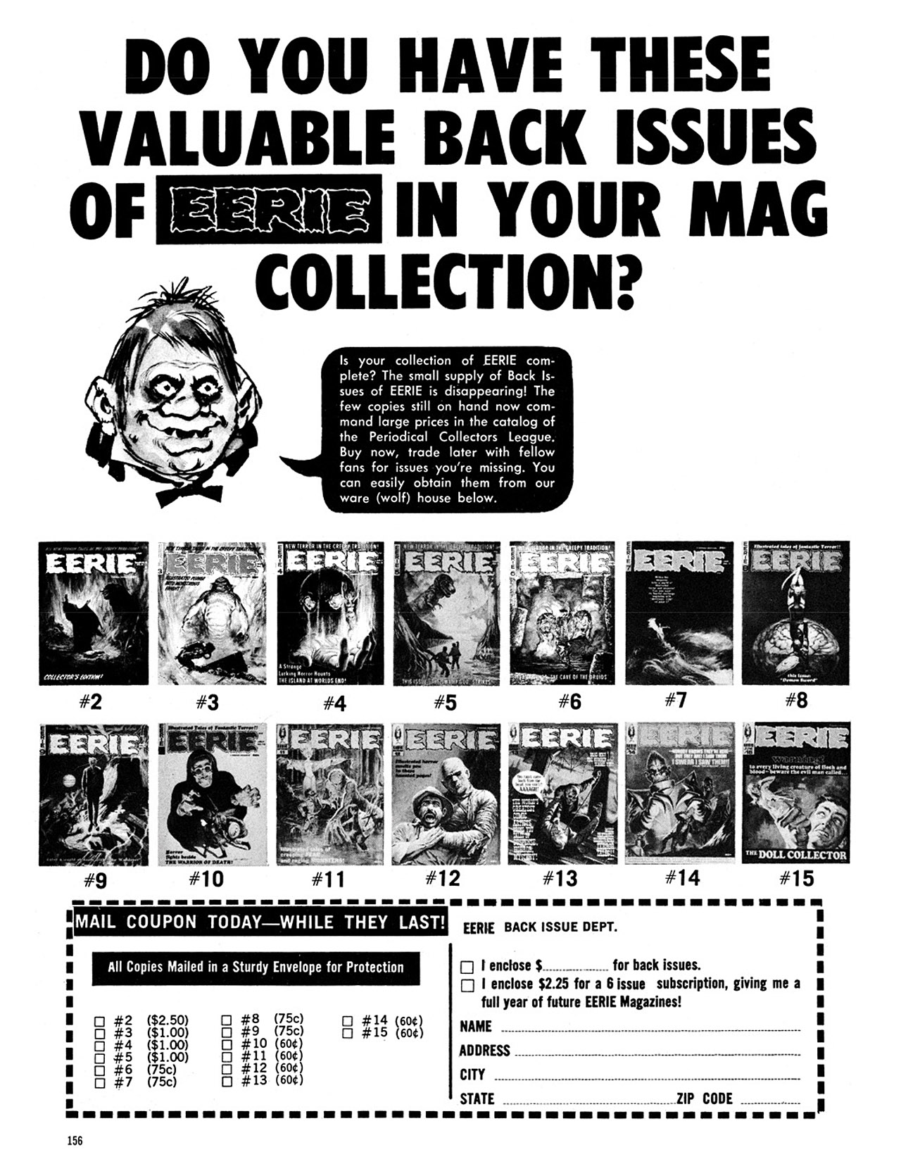 Read online Eerie Archives comic -  Issue # TPB 4 - 157