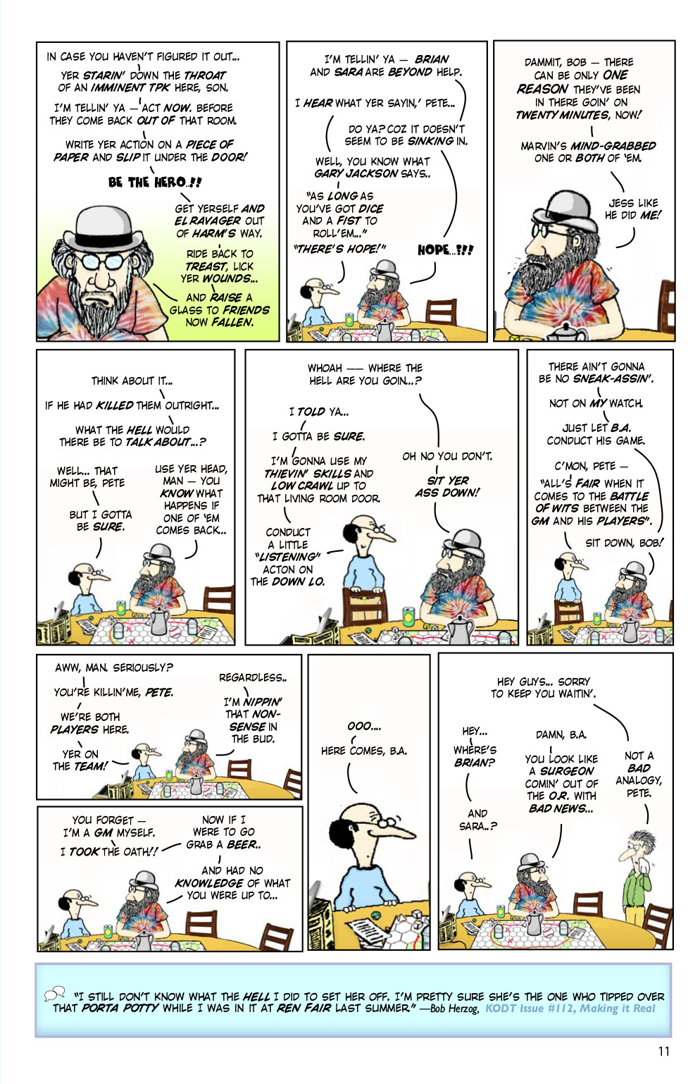 Read online Knights of the Dinner Table comic -  Issue #206 - 13