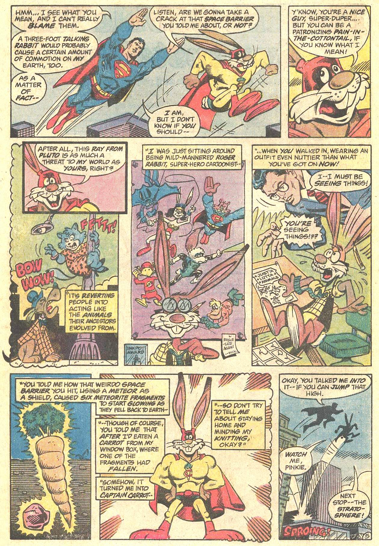 Read online Captain Carrot and His Amazing Zoo Crew! comic -  Issue #1 - 6