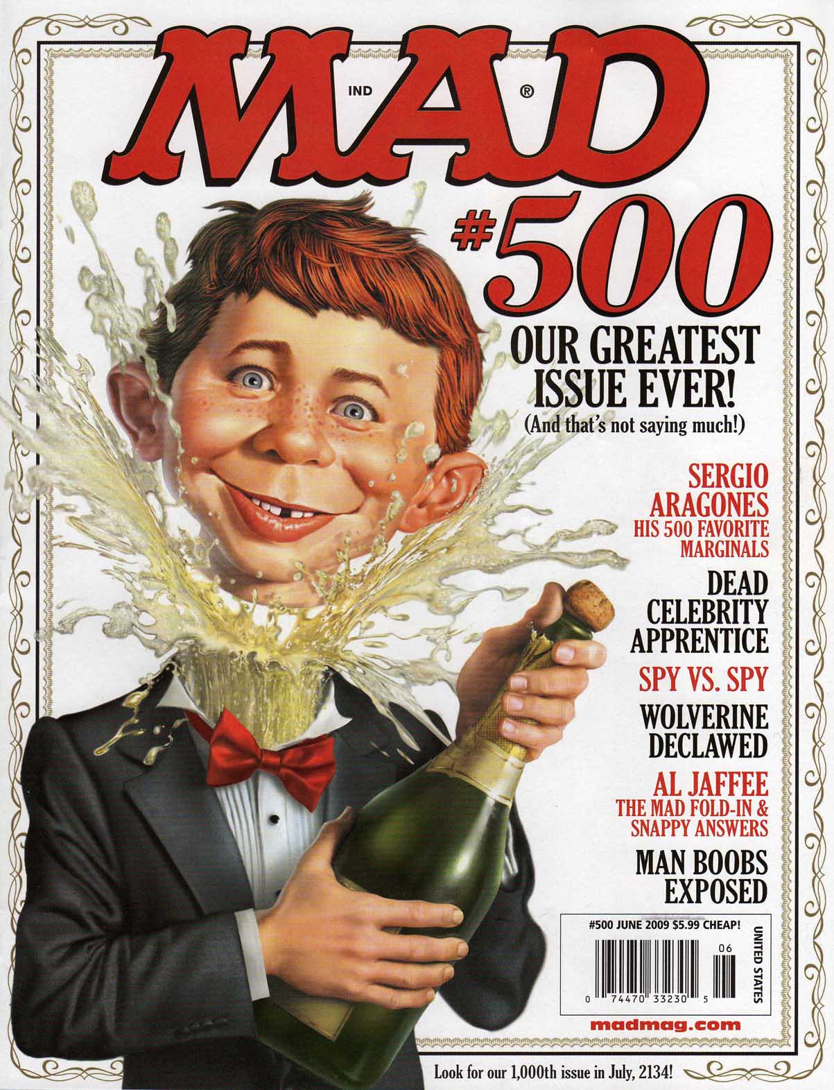 Read online MAD comic -  Issue #500 - 1