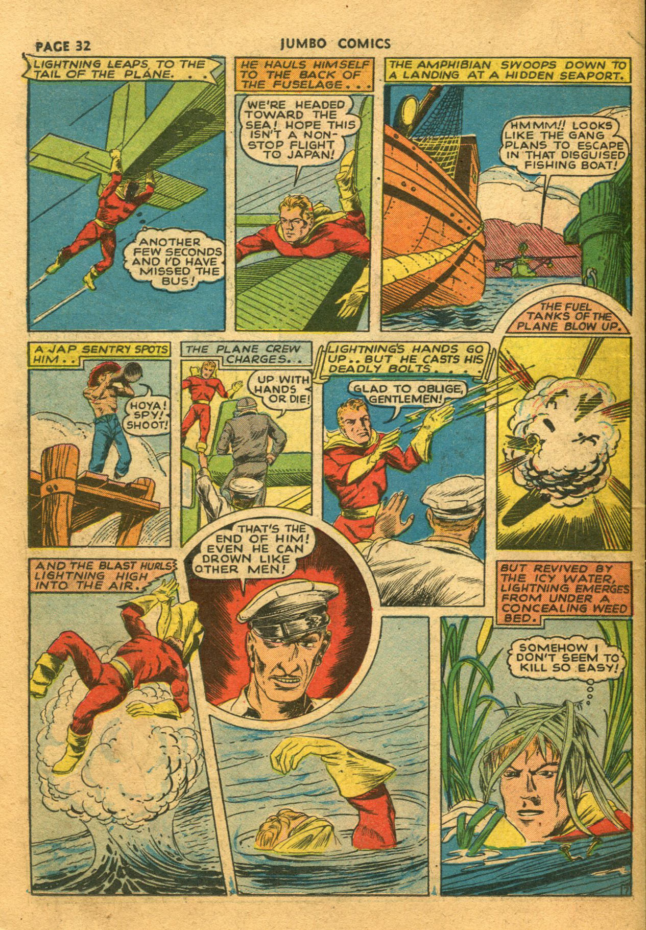 Read online Jumbo Comics comic -  Issue #35 - 35