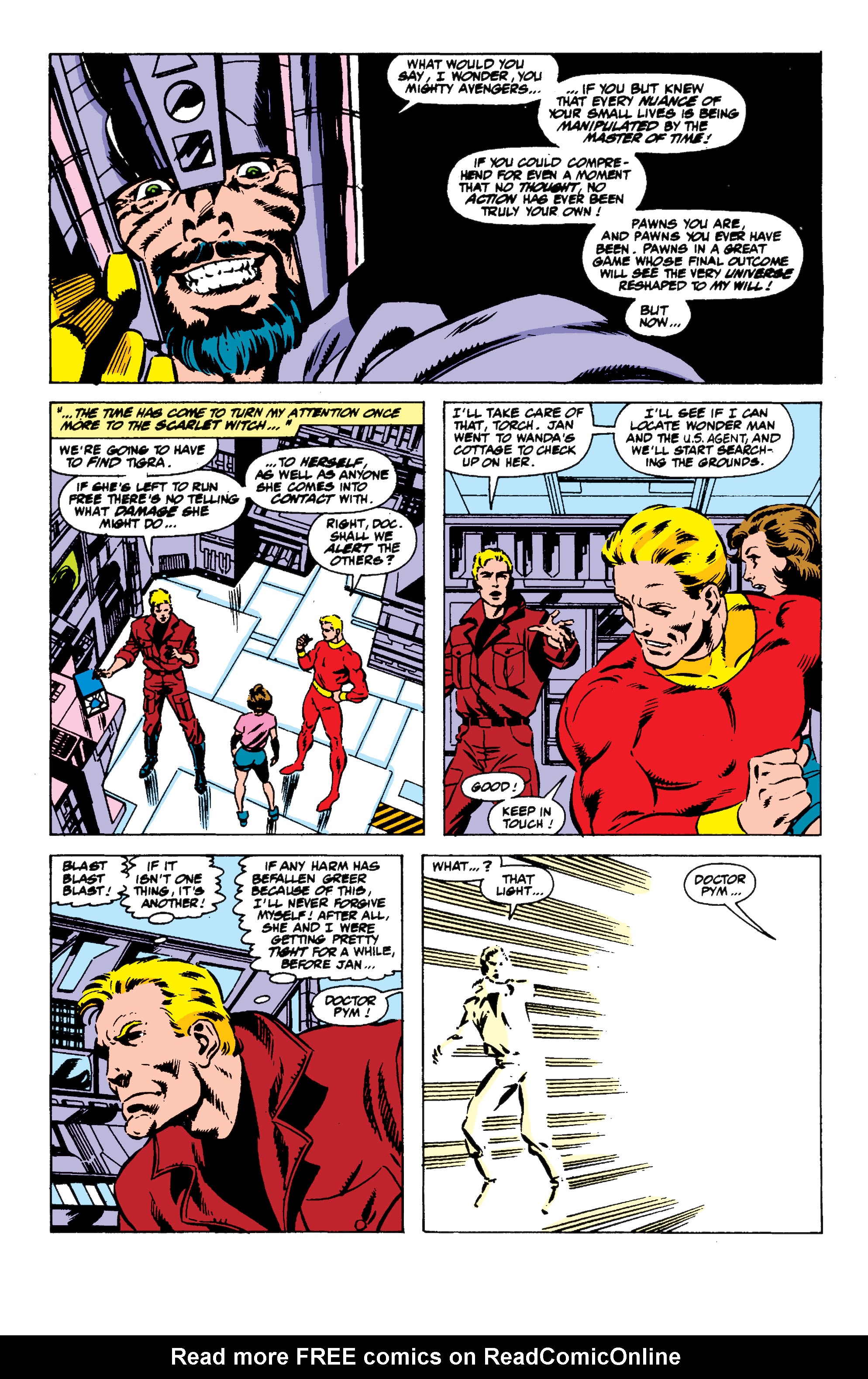 Read online Avengers West Coast Epic Collection: How The West Was Won comic -  Issue #Avengers West Coast Epic Collection Darker Than Scarlet (Part 2) - 51