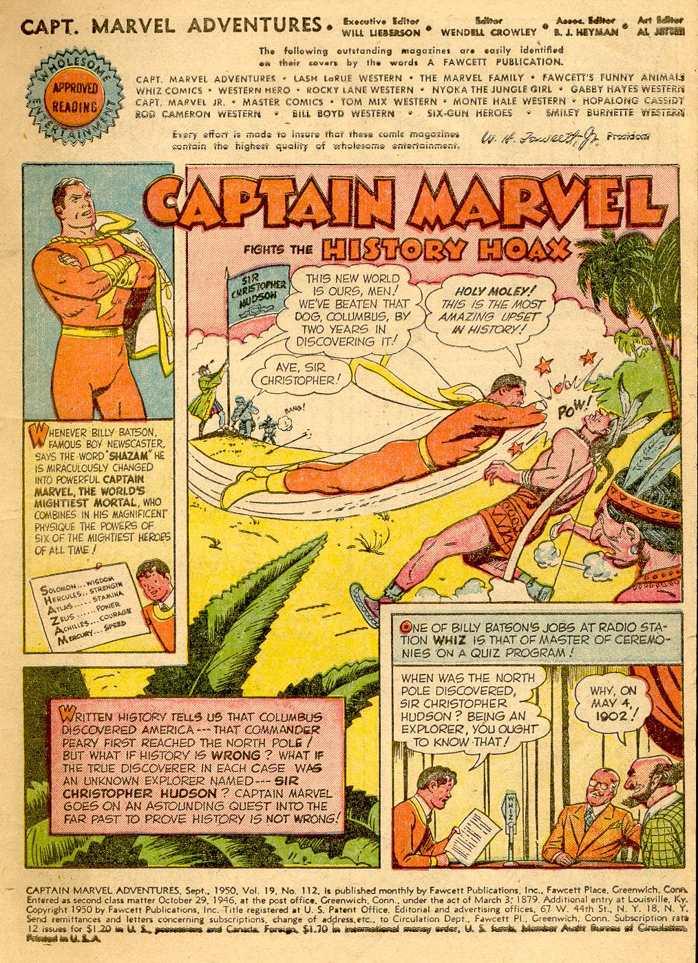 Read online Captain Marvel Adventures comic -  Issue #112 - 3