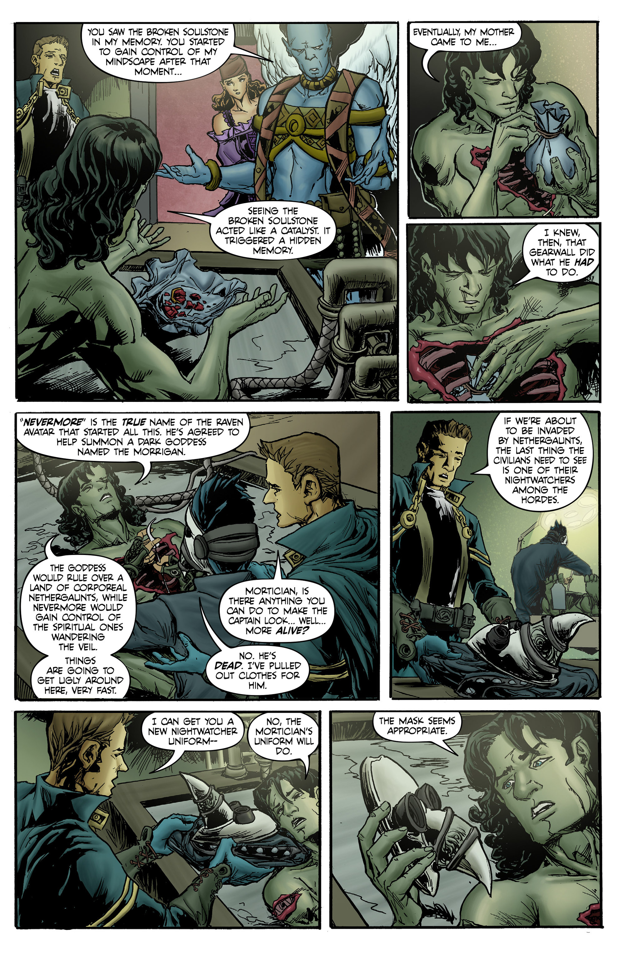 Read online Raven Nevermore comic -  Issue #8 - 7