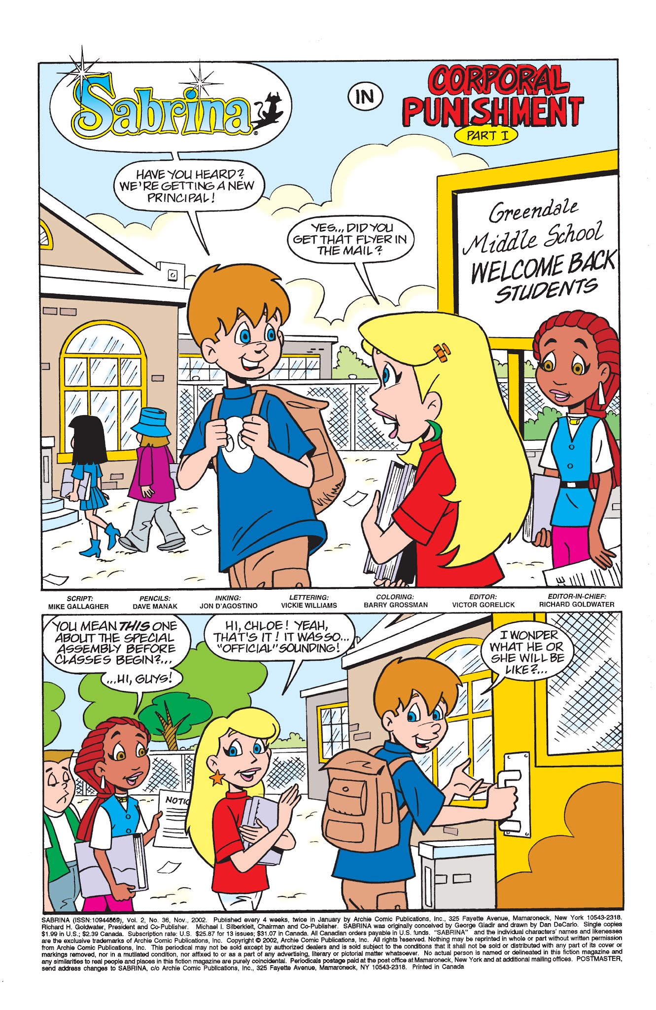 Read online Sabrina the Teenage Witch (2000) comic -  Issue #36 - 2