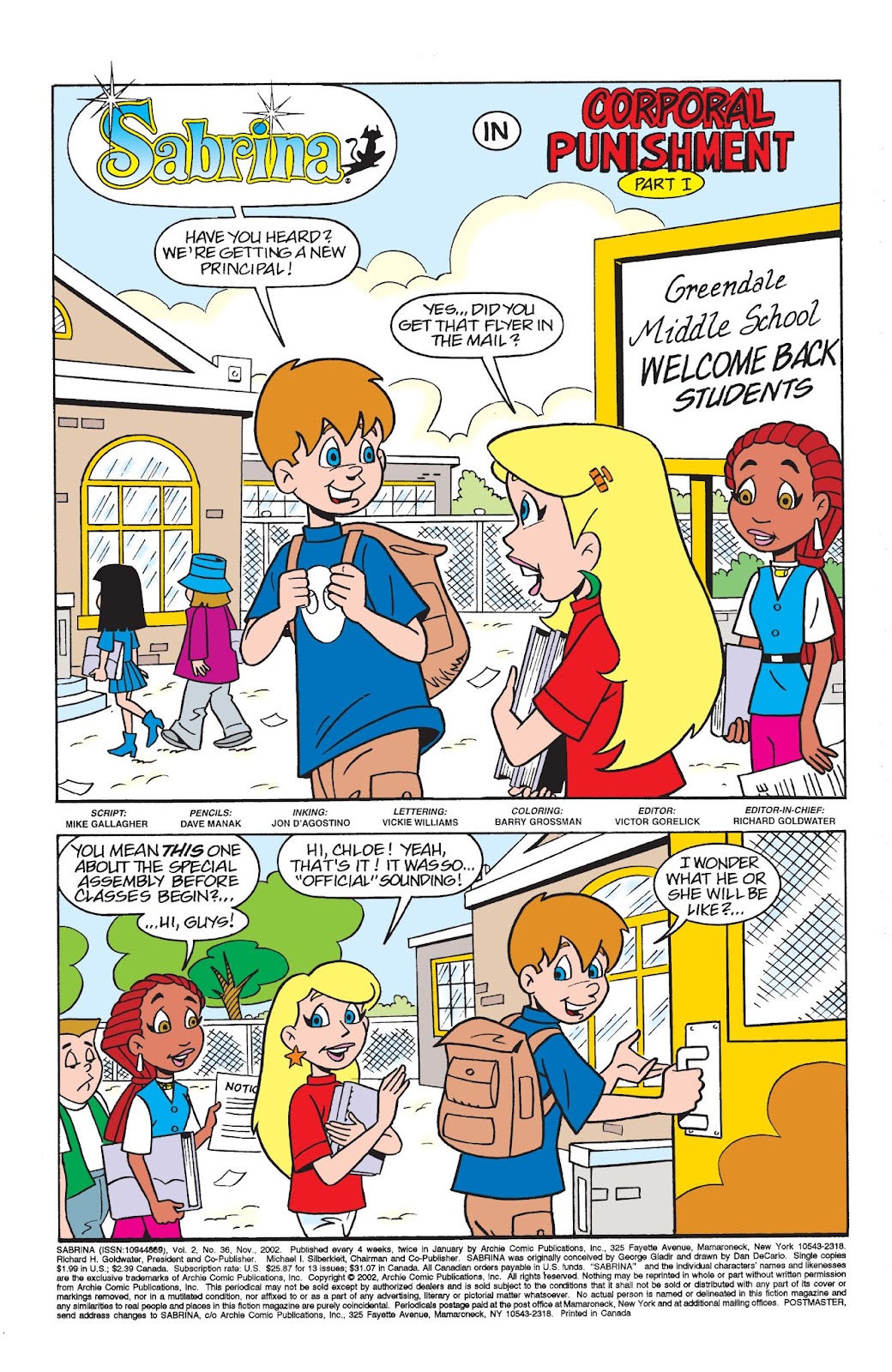 Sabrina the Teenage Witch (2000) issue 36 - Page 2
