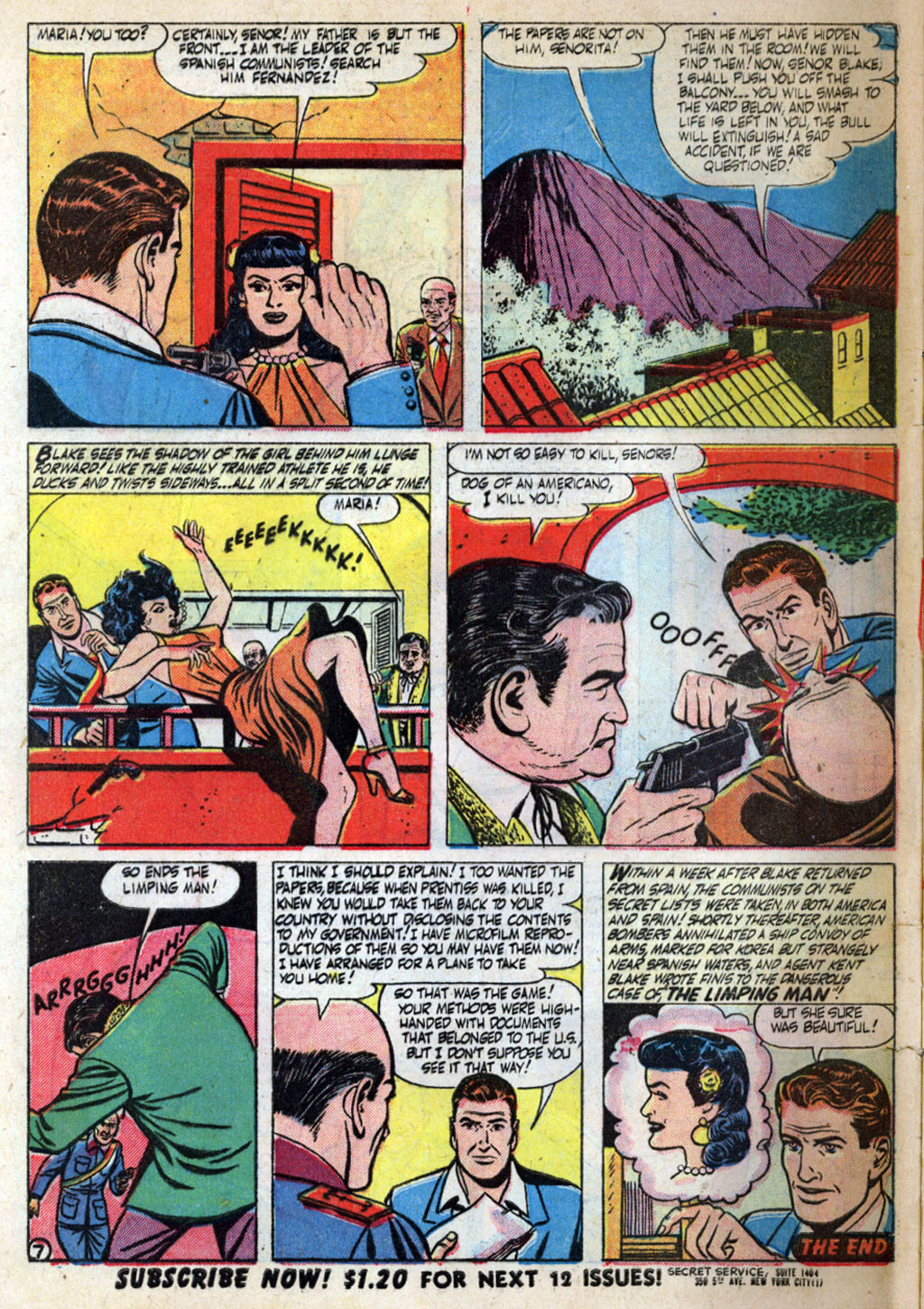 Read online Kent Blake of the Secret Service comic -  Issue #4 - 32