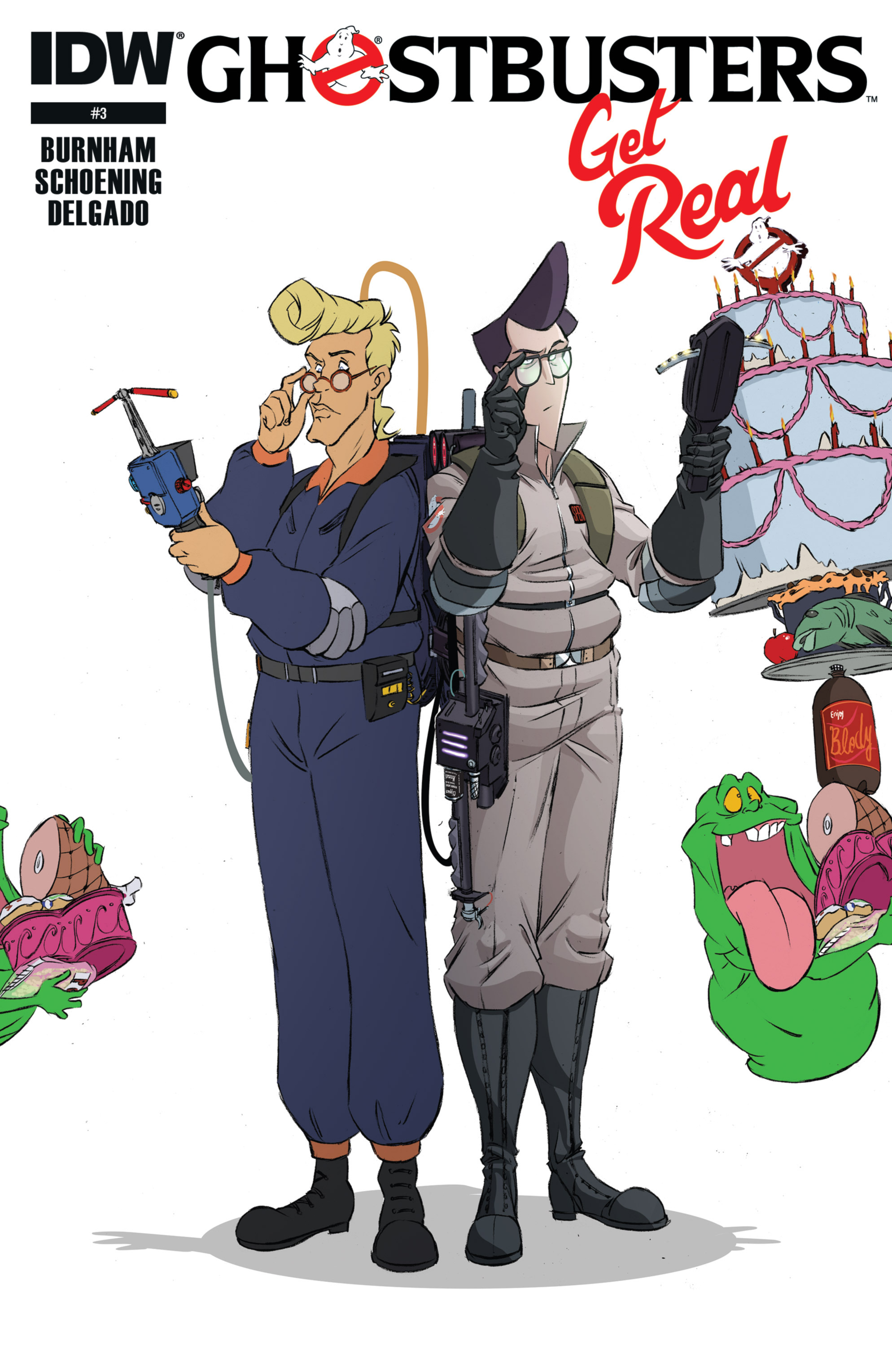 Read online Ghostbusters: Get Real comic -  Issue #3 - 1
