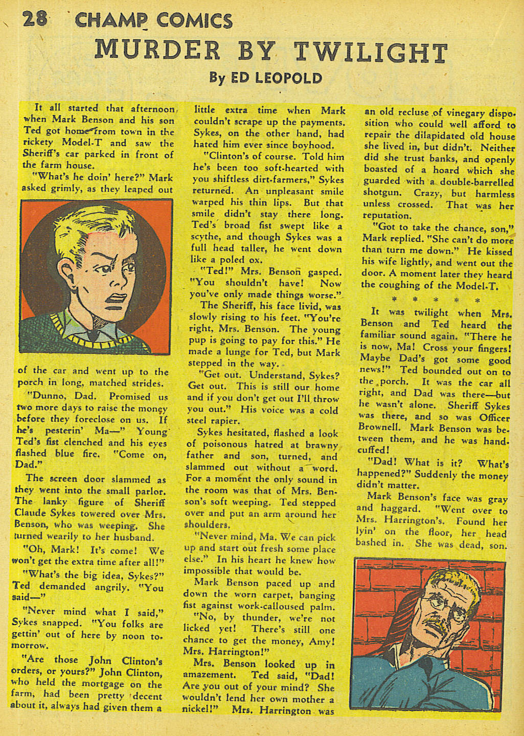 Read online Champ Comics comic -  Issue #17 - 29