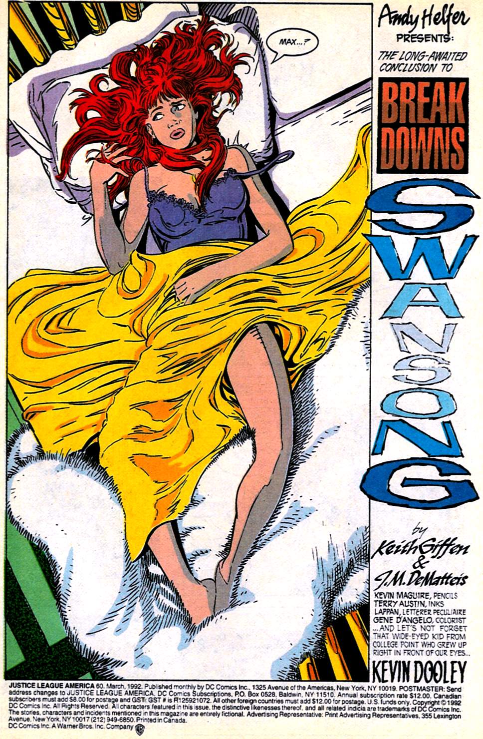 Read online Justice League America comic -  Issue #60 - 2