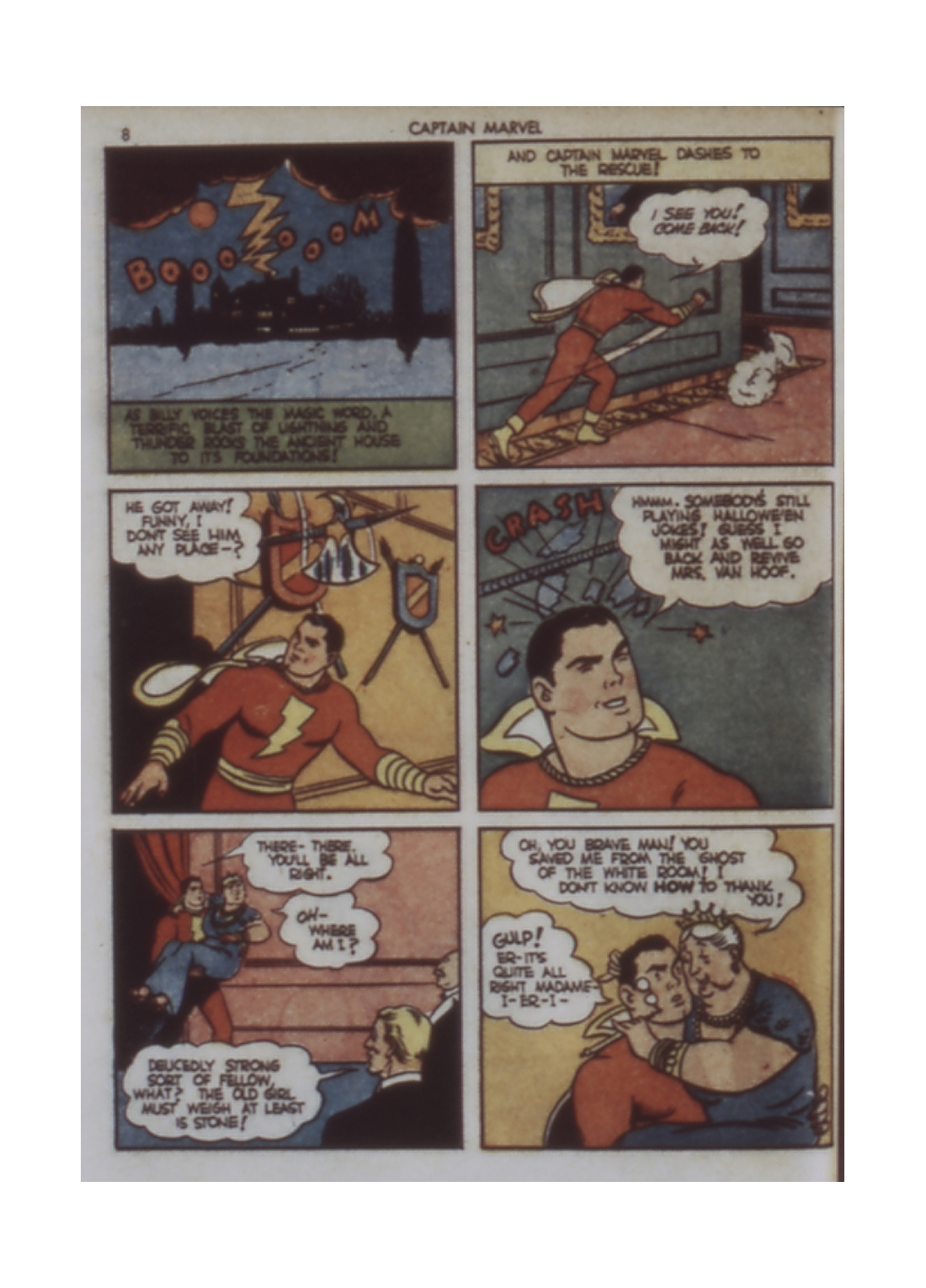 Read online Captain Marvel Adventures comic -  Issue #7 - 8