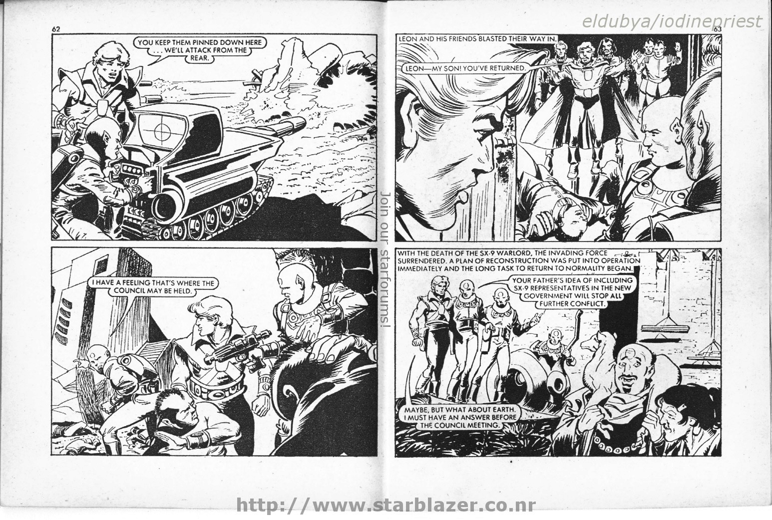 Read online Starblazer comic -  Issue #33 - 33
