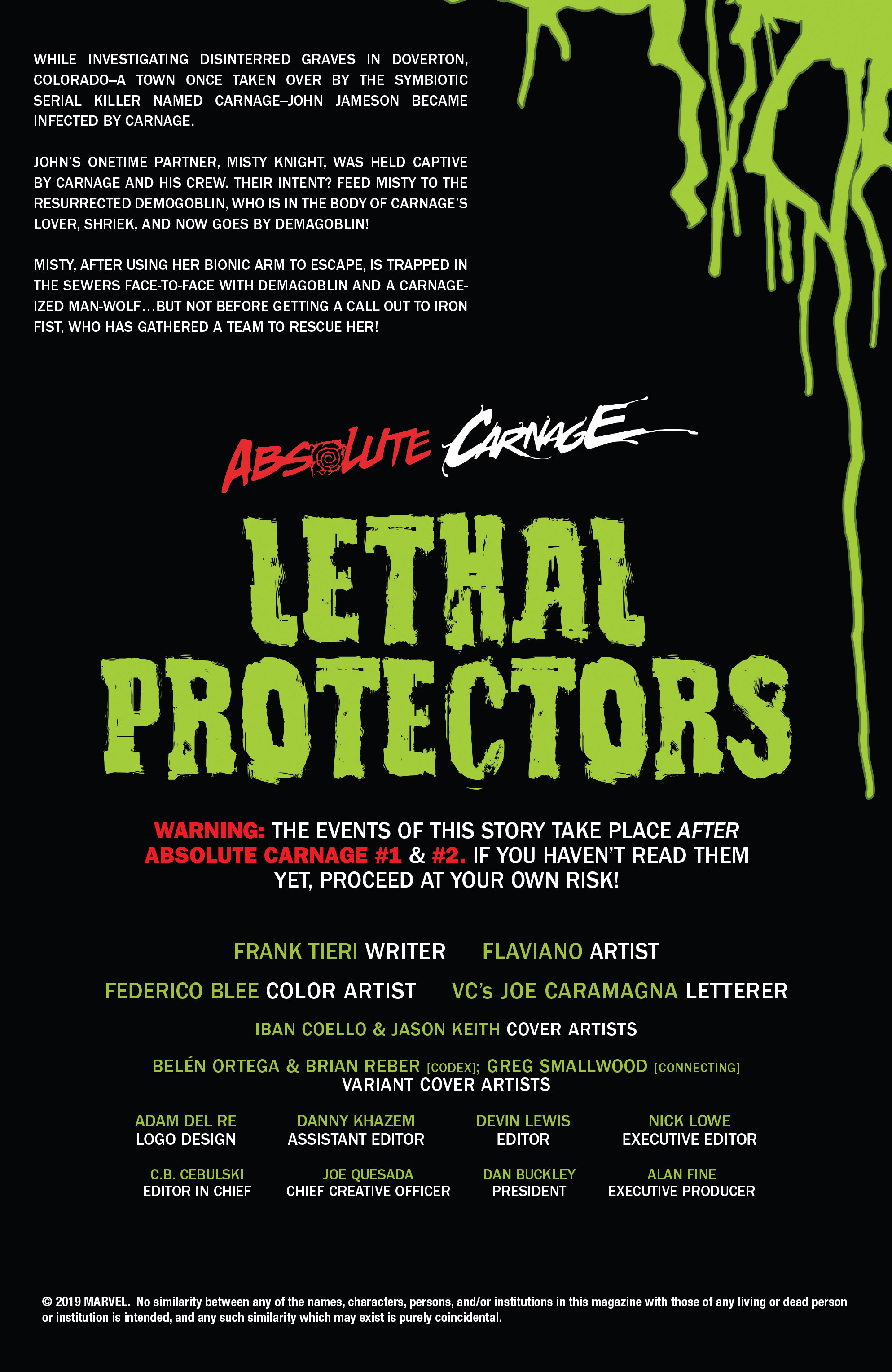 Read online Absolute Carnage: Lethal Protectors comic -  Issue #3 - 2