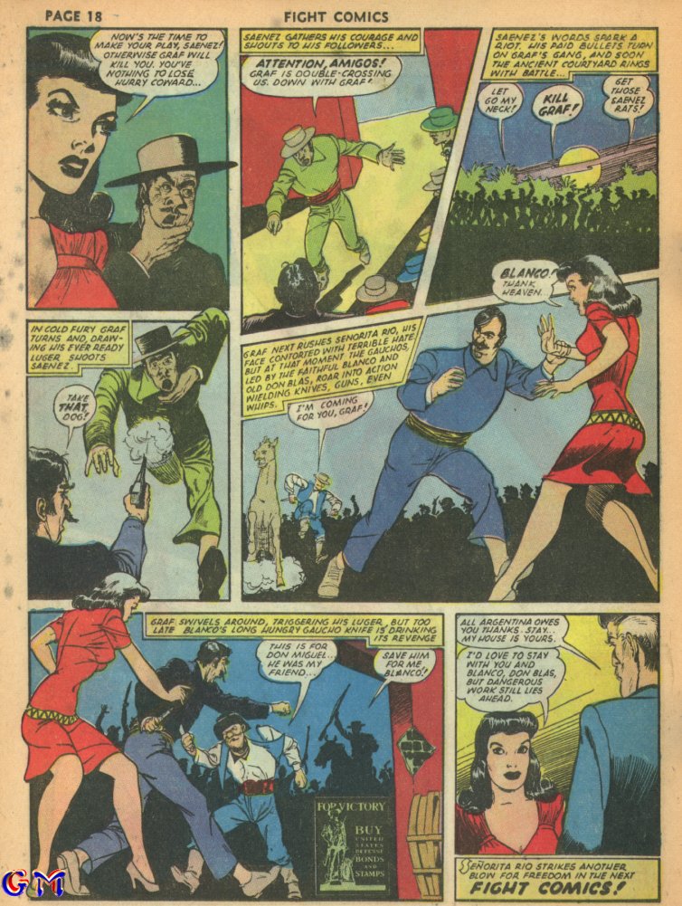 Read online Fight Comics comic -  Issue #20 - 20