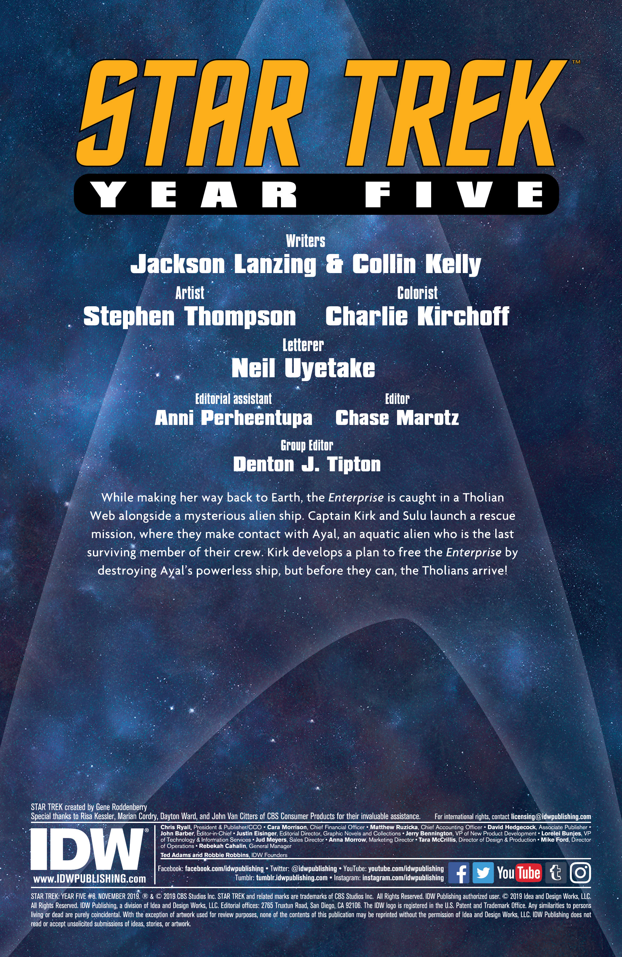 Read online Star Trek: Year Five comic -  Issue #8 - 2