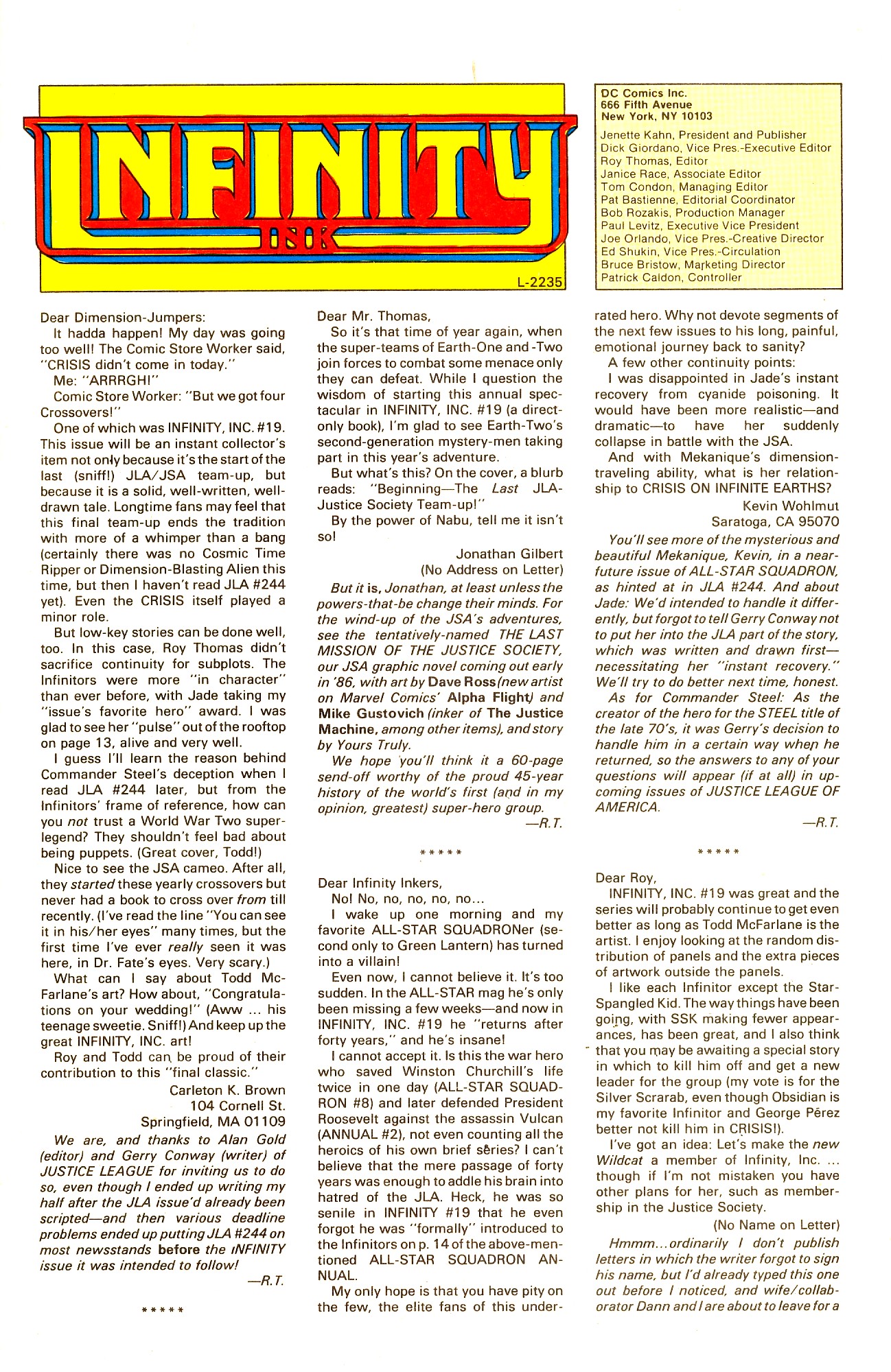 Read online Infinity Inc. (1984) comic -  Issue #24 - 31