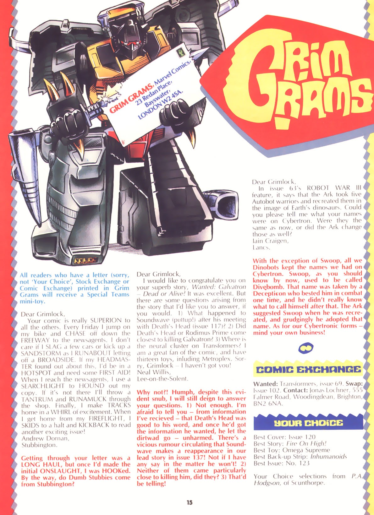 Read online The Transformers (UK) comic -  Issue #132 - 14