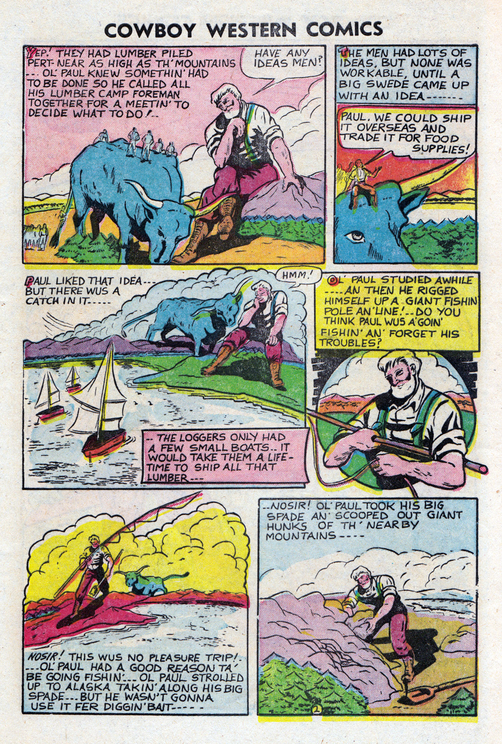 Read online Cowboy Western Comics (1948) comic -  Issue #37 - 9