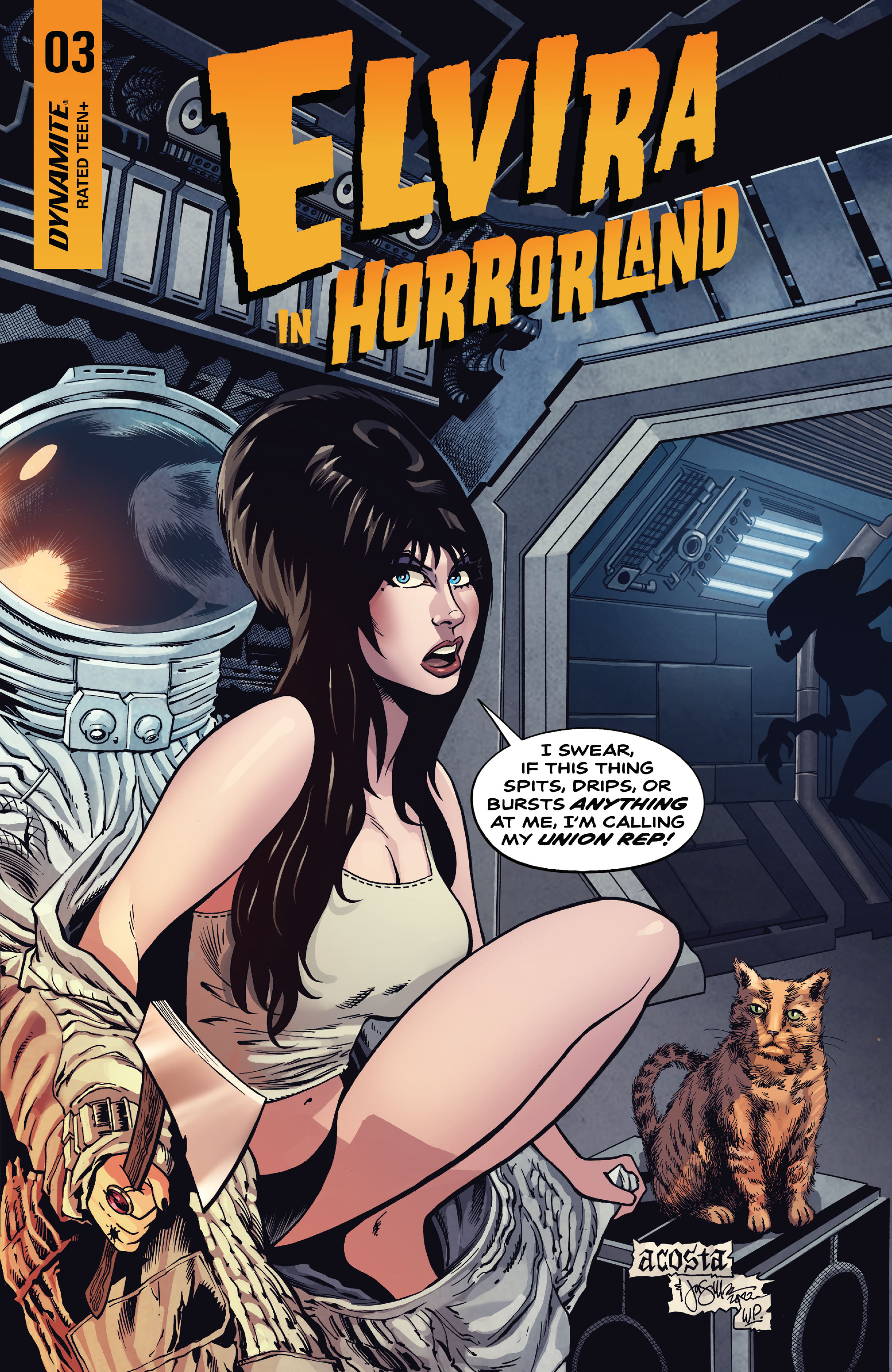 Read online Elvira in Horrorland comic -  Issue #3 - 1