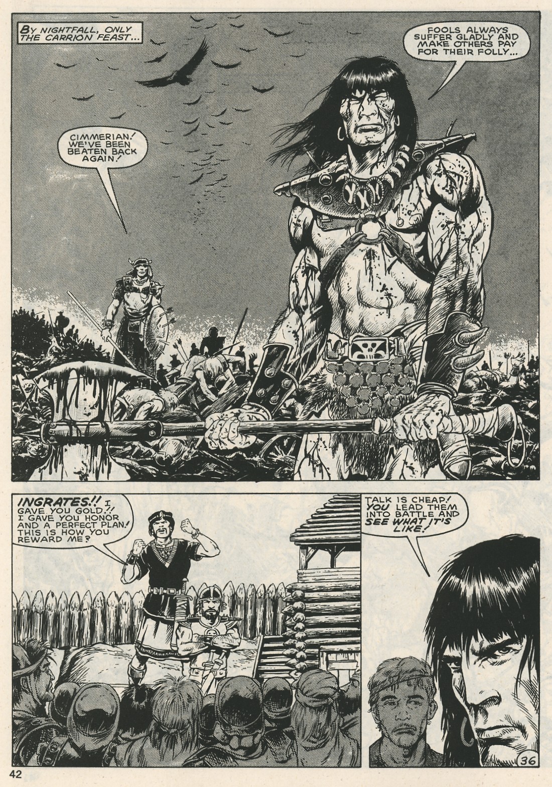 Read online The Savage Sword Of Conan comic -  Issue #126 - 42